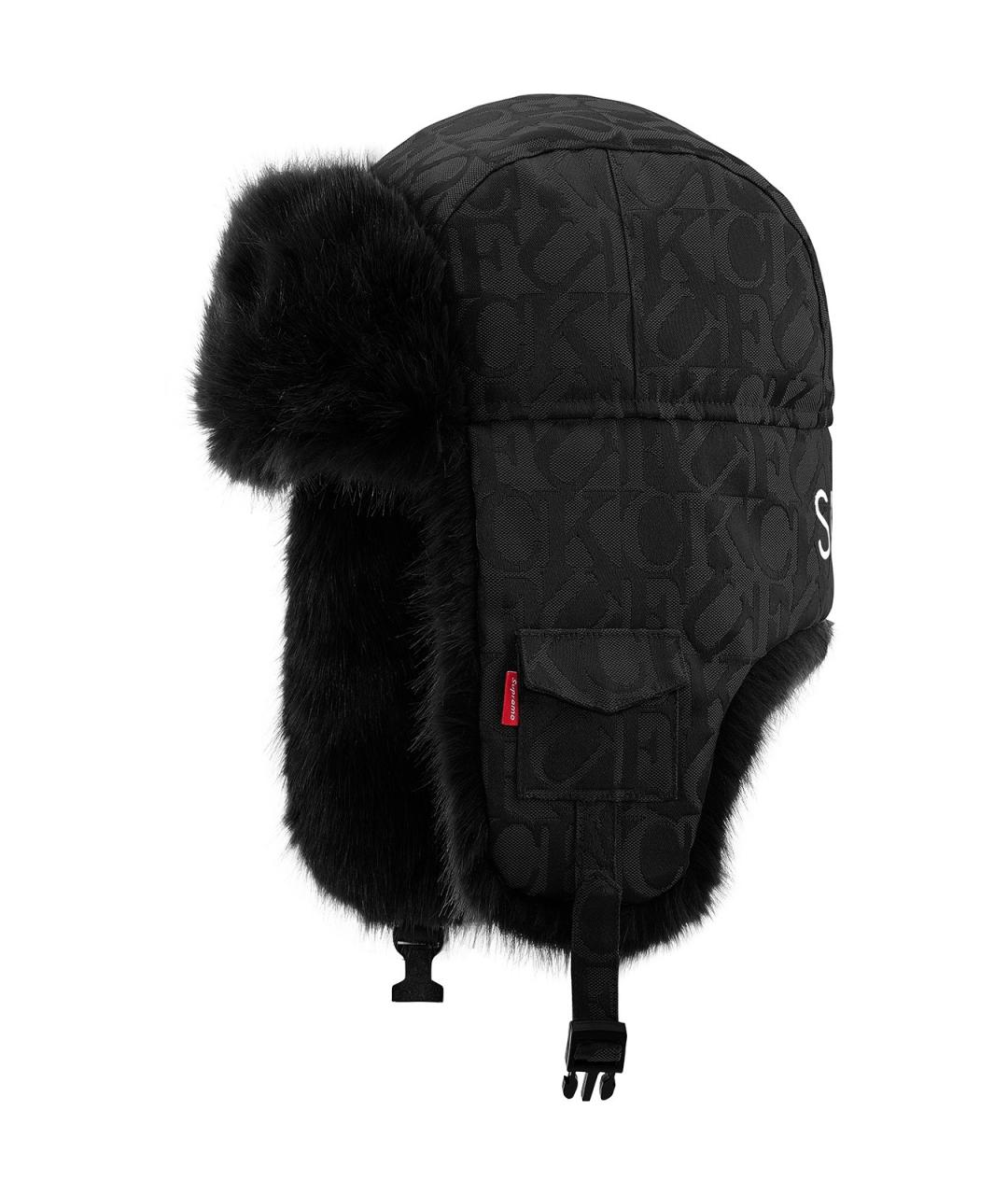 SUPREME Черная синтетическая шапка, фото 9