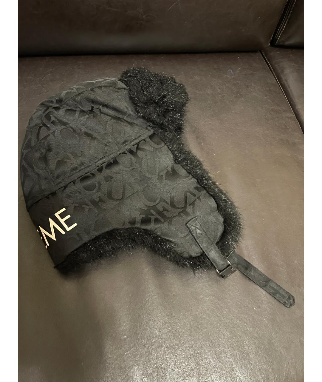 SUPREME Черная синтетическая шапка, фото 10