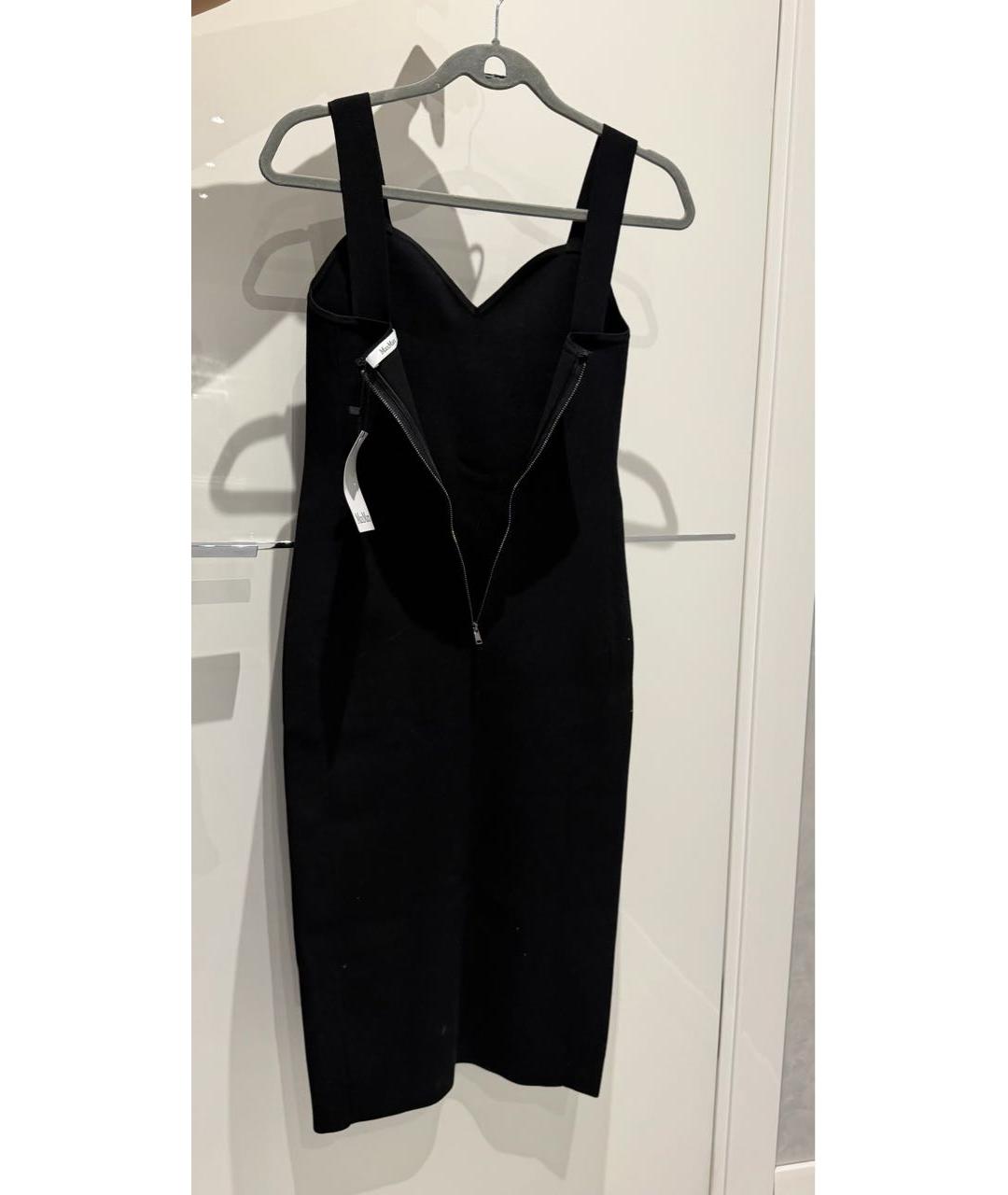 MAX MARA Черное коктейльное платье, фото 3