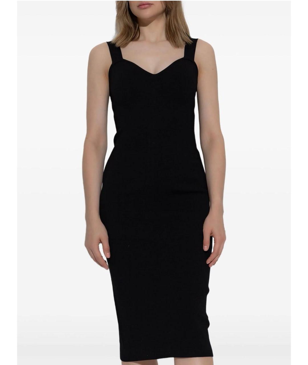 MAX MARA Черное коктейльное платье, фото 2