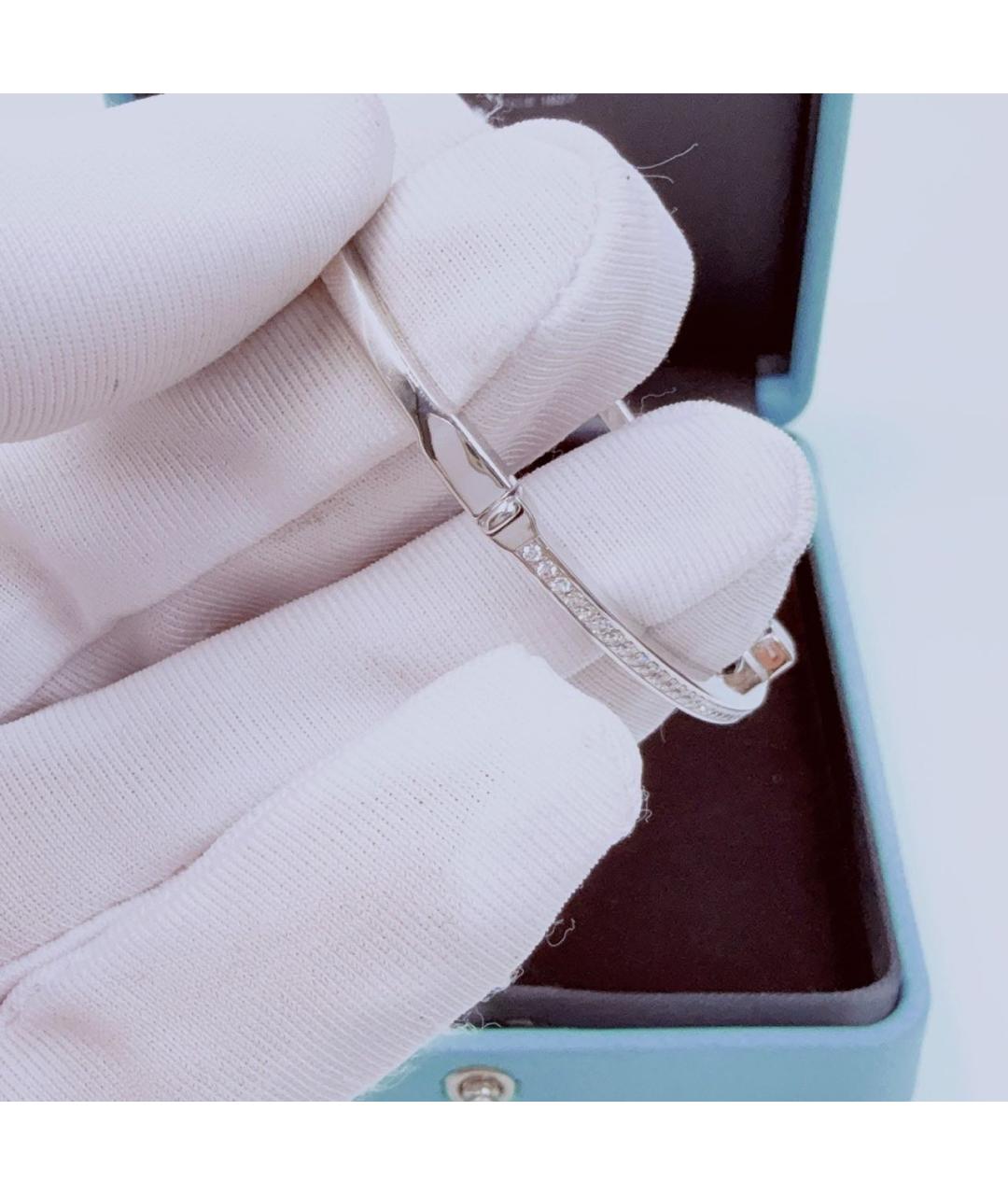 TIFFANY&CO Серебрянный браслет из белого золота, фото 8