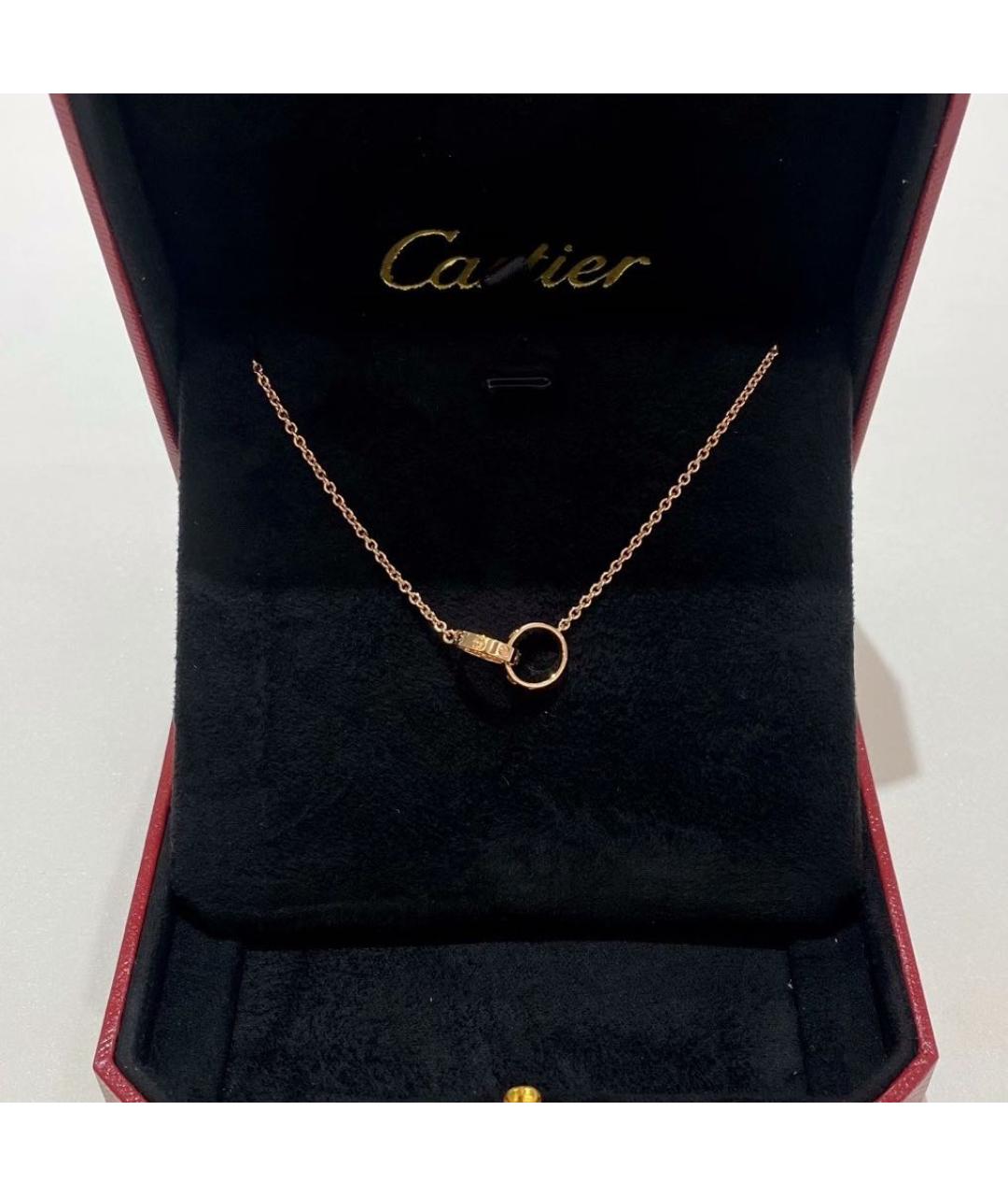 CARTIER Розовое колье из розового золота, фото 3