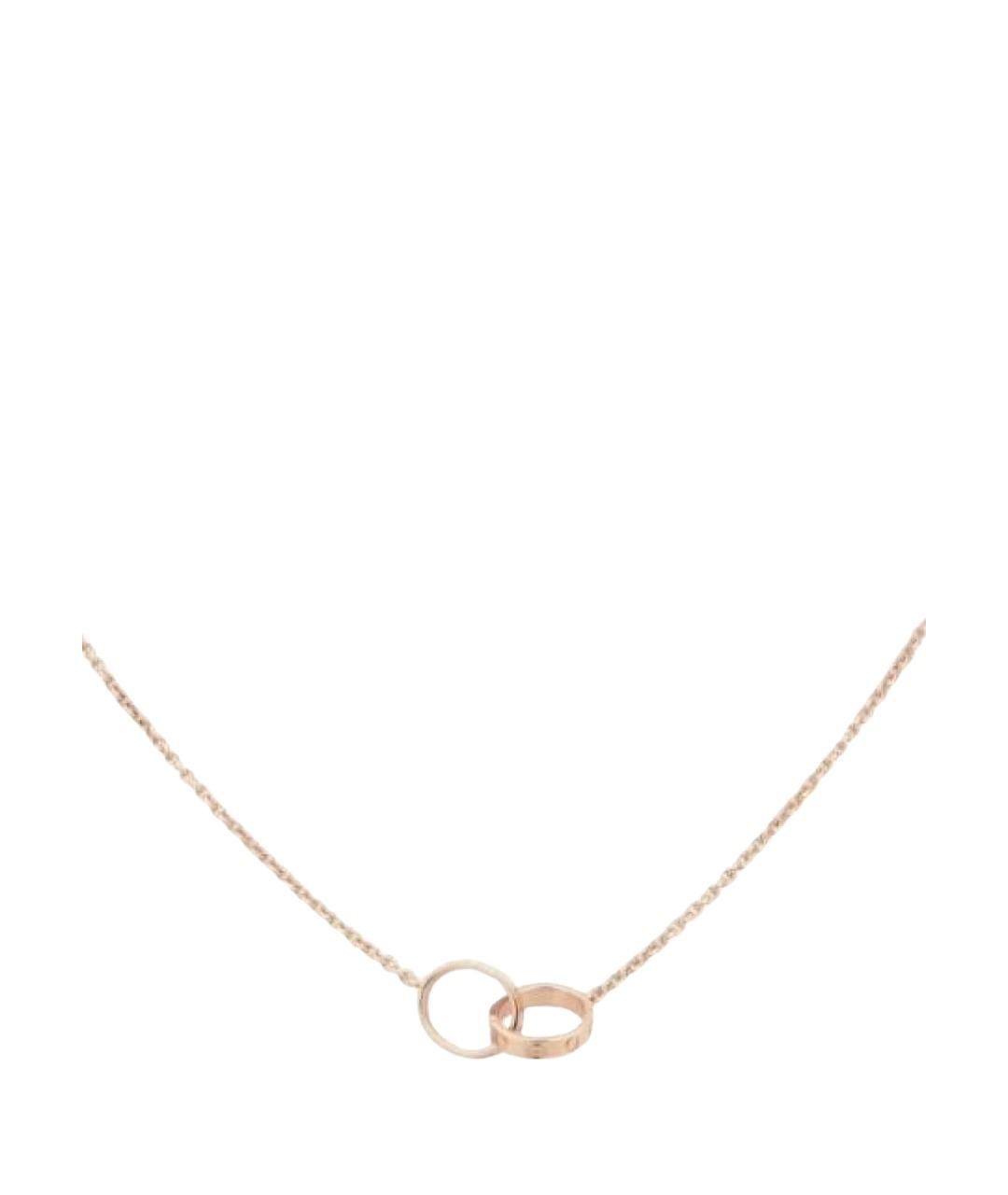 CARTIER Розовое колье из розового золота, фото 1