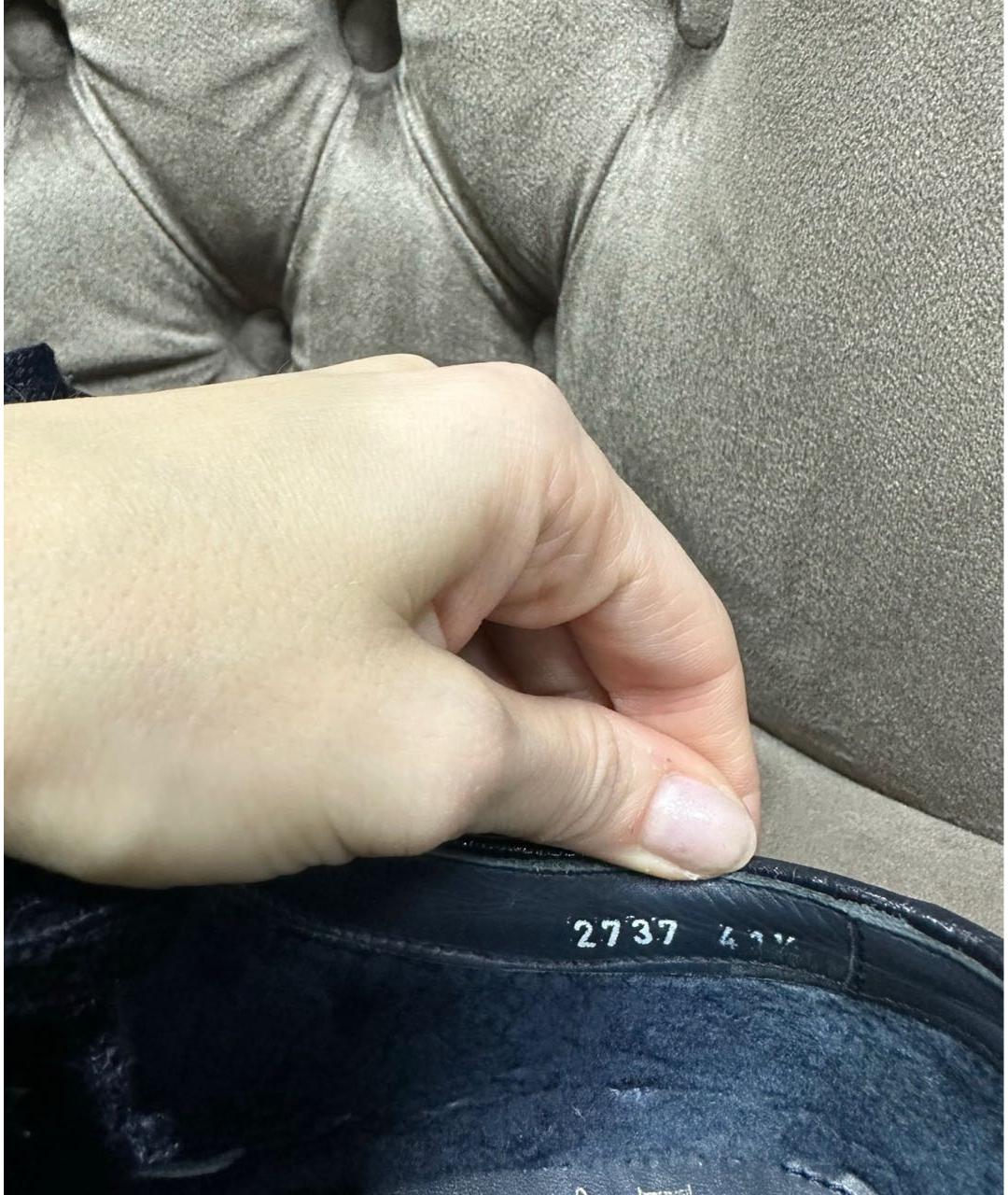 DOUCAL'S Темно-синие туфли, фото 4