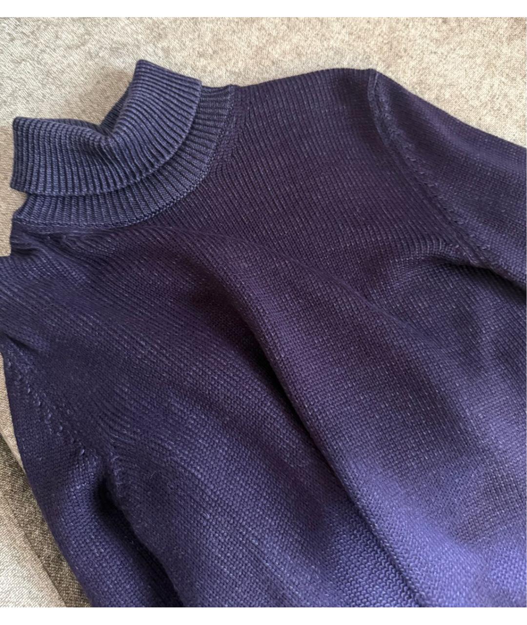ROBERTO COLLINA Фиолетовый шерстяной джемпер / свитер, фото 2