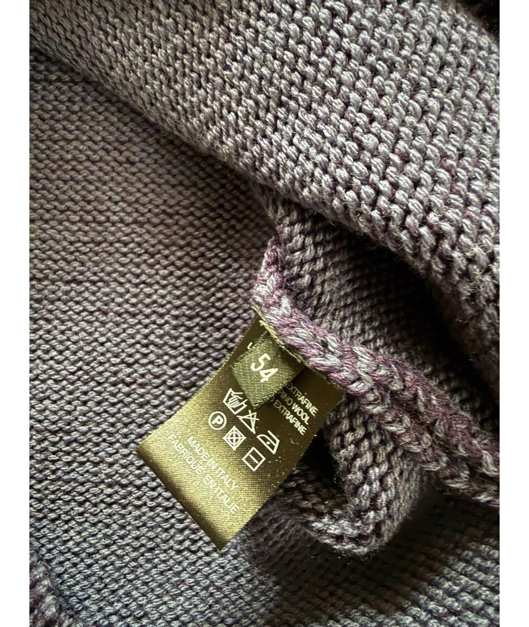 ROBERTO COLLINA Фиолетовый шерстяной джемпер / свитер, фото 5