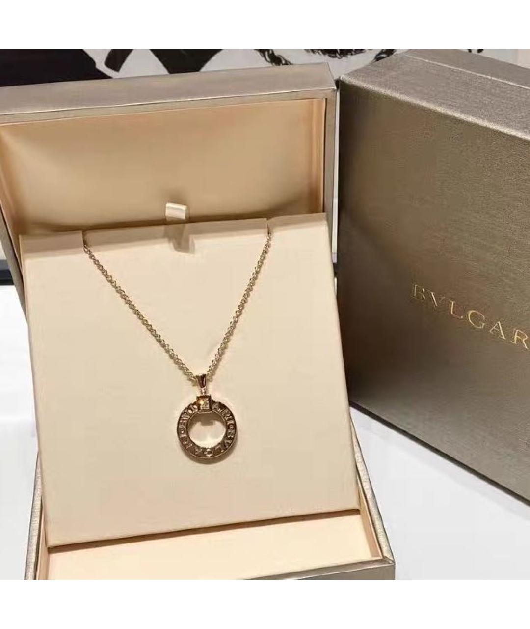 BVLGARI Розовое колье из розового золота, фото 2