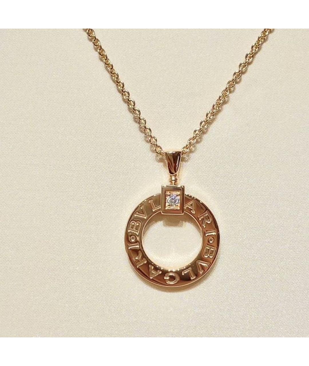 BVLGARI Розовое колье из розового золота, фото 7