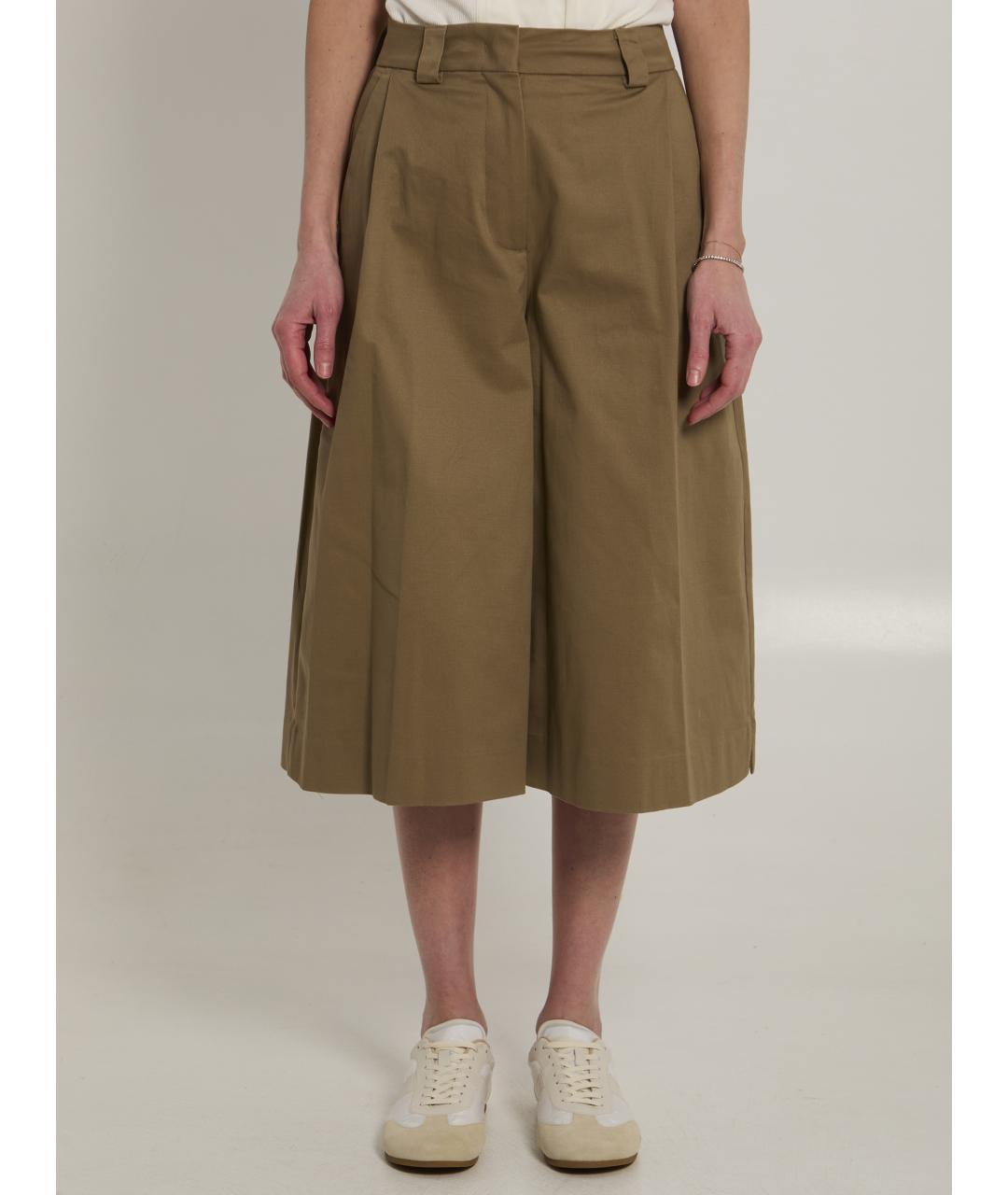 THELATEST Хаки хлопковые кюлоты, фото 5