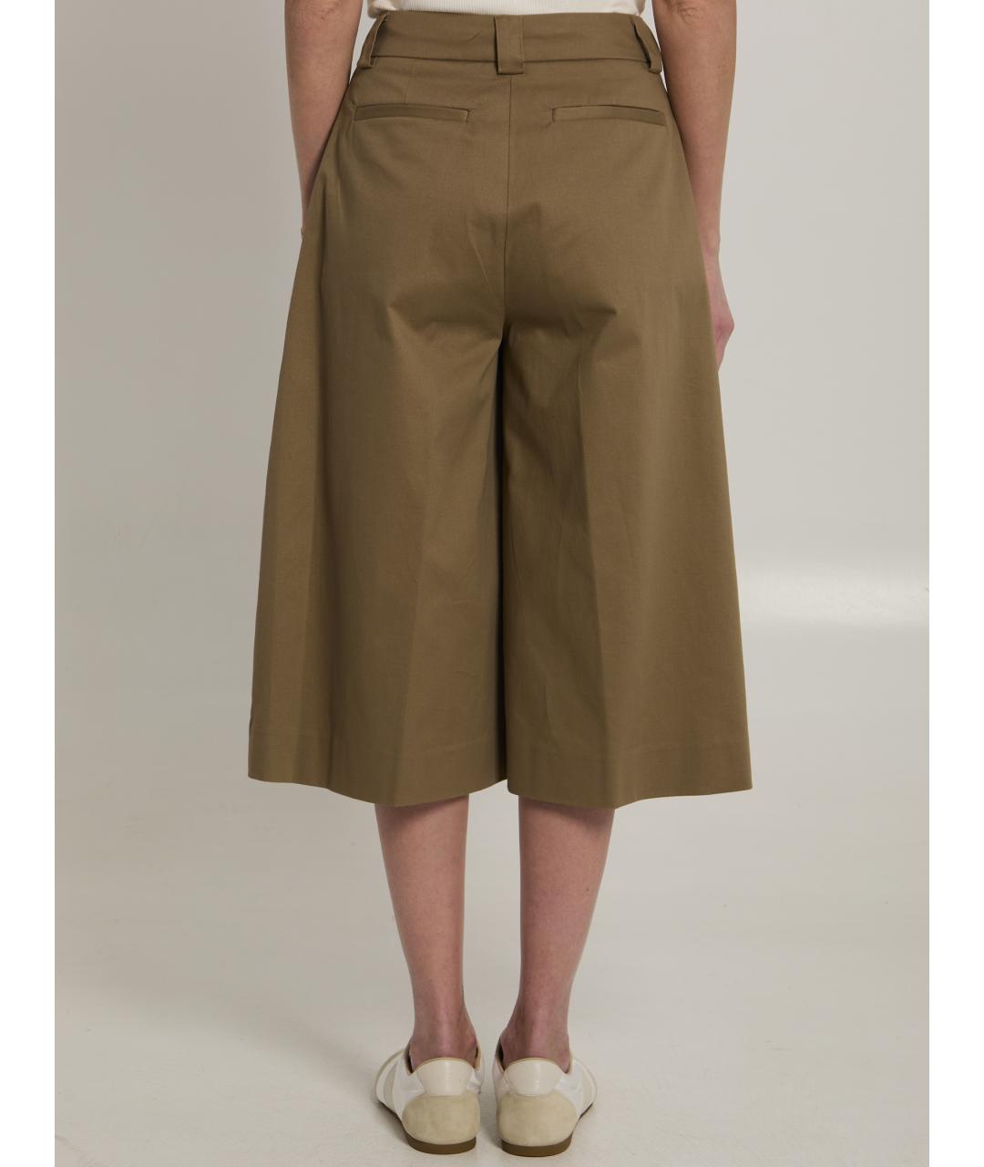 THELATEST Хаки хлопковые кюлоты, фото 4