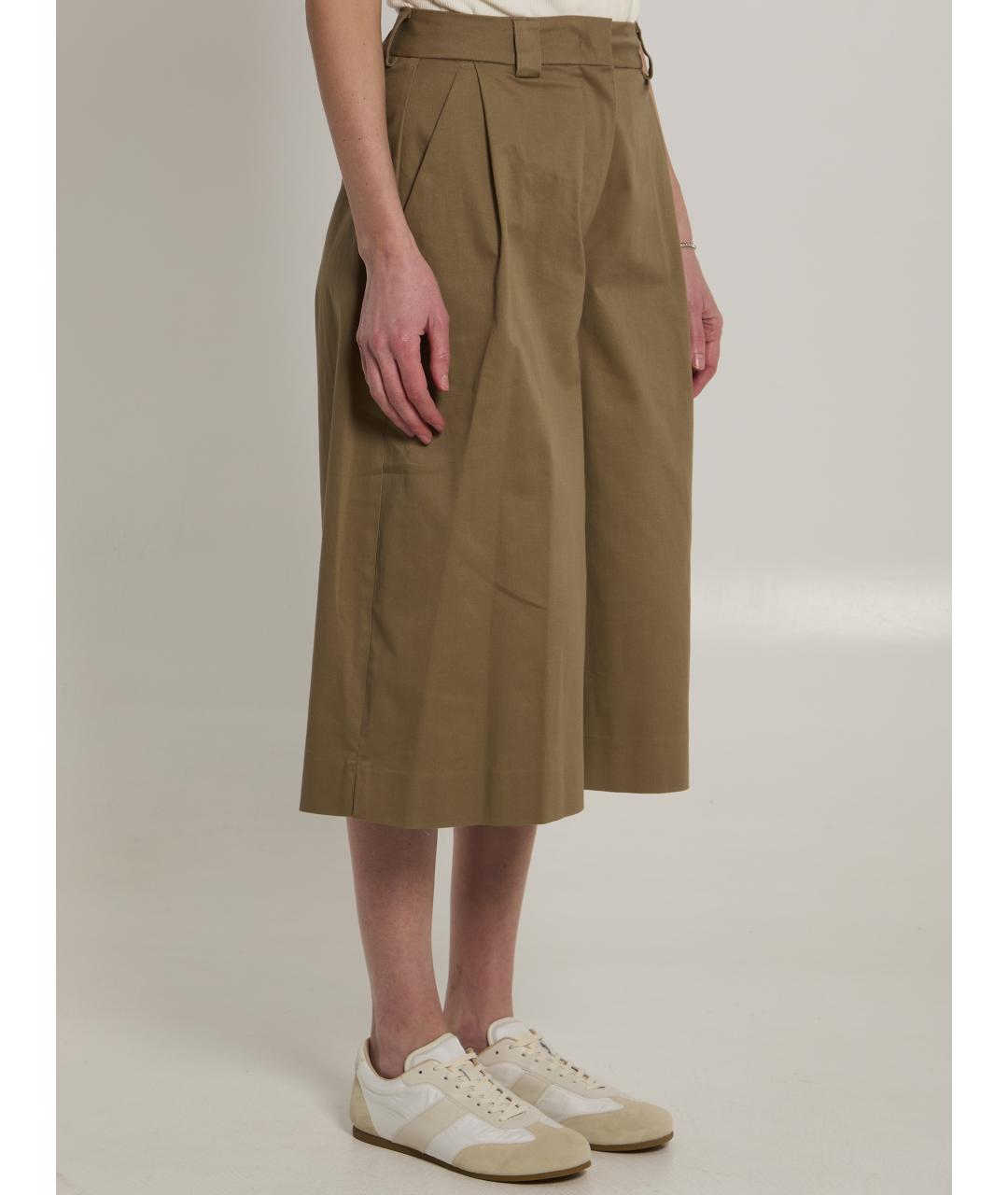 THELATEST Хаки хлопковые кюлоты, фото 2