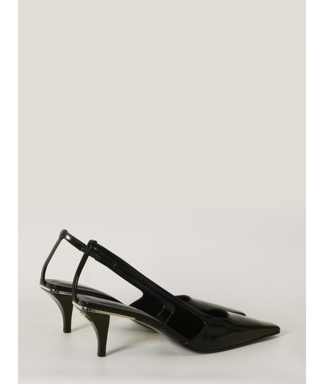 GUCCI Черные кожаные туфли, фото 3