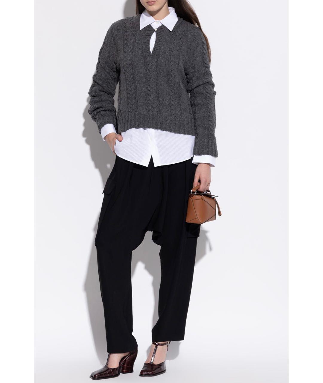 LOEWE Бордовые кожаные туфли, фото 2