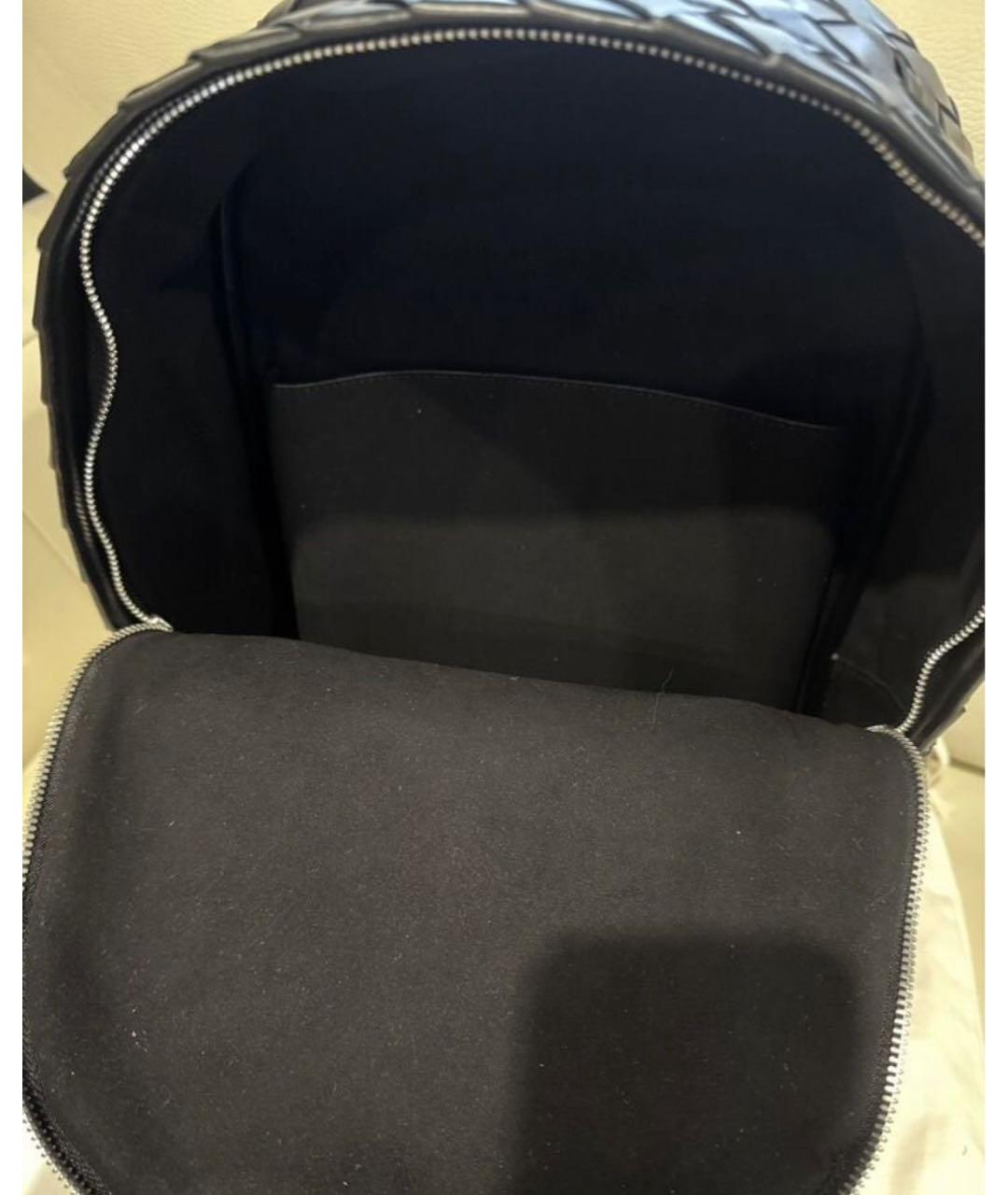 BOTTEGA VENETA Черный кожаный рюкзак, фото 3