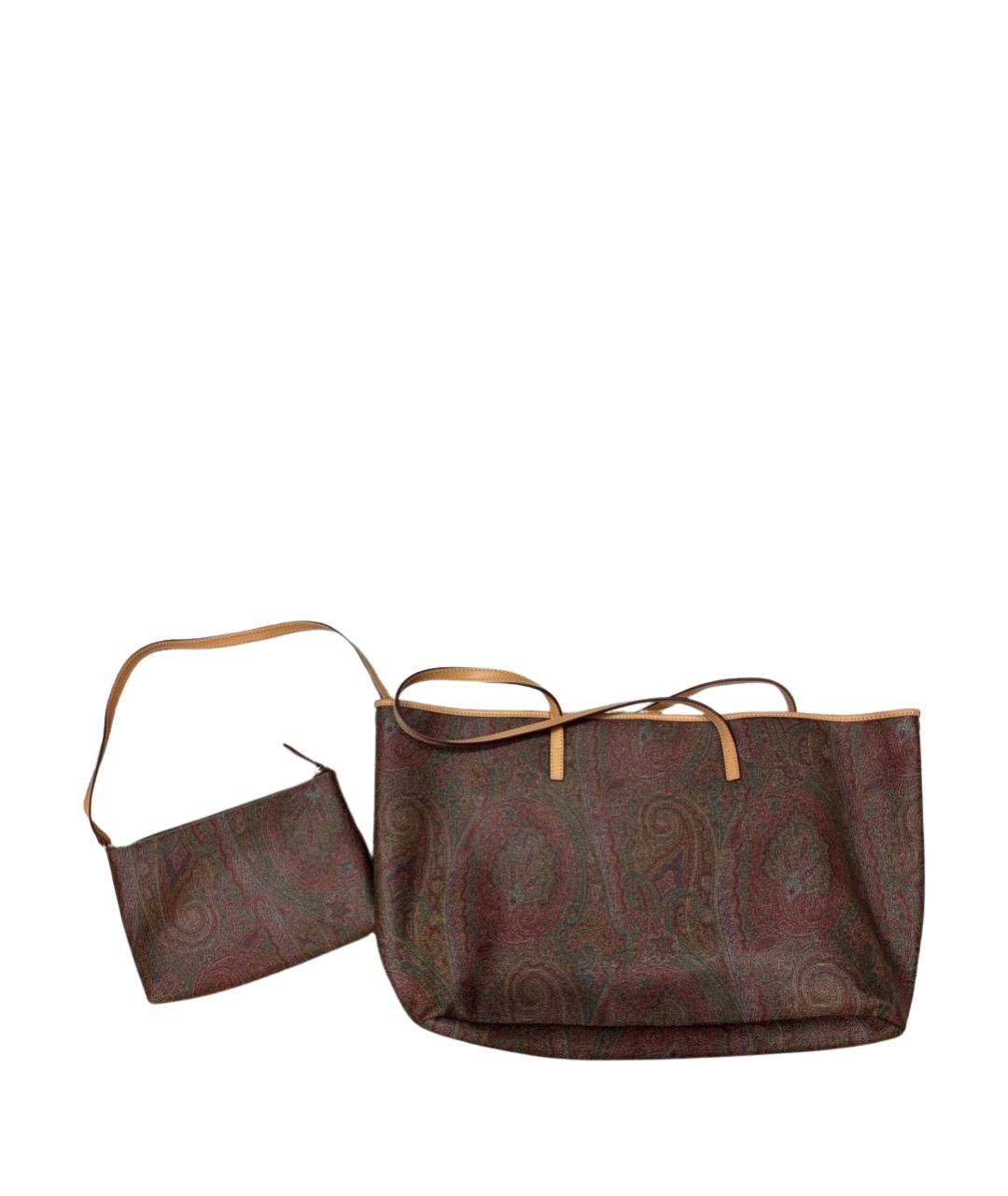 ETRO Бордовая сумка тоут, фото 1