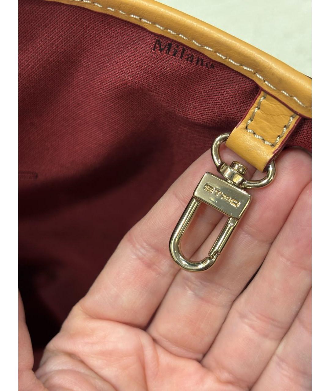 ETRO Бордовая сумка тоут, фото 4