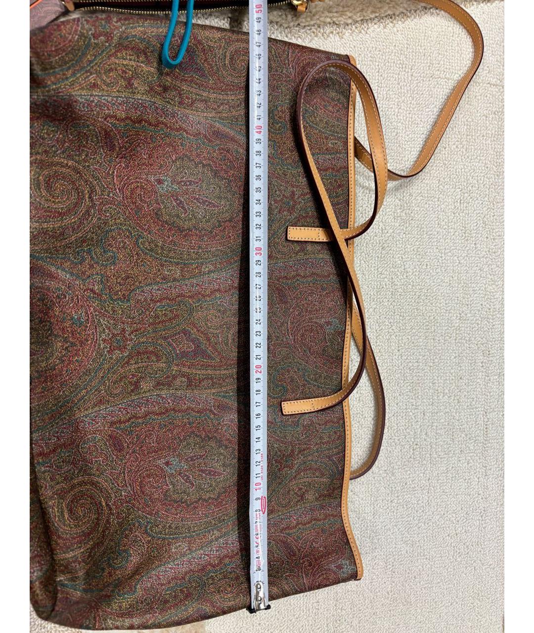 ETRO Бордовая сумка тоут, фото 6