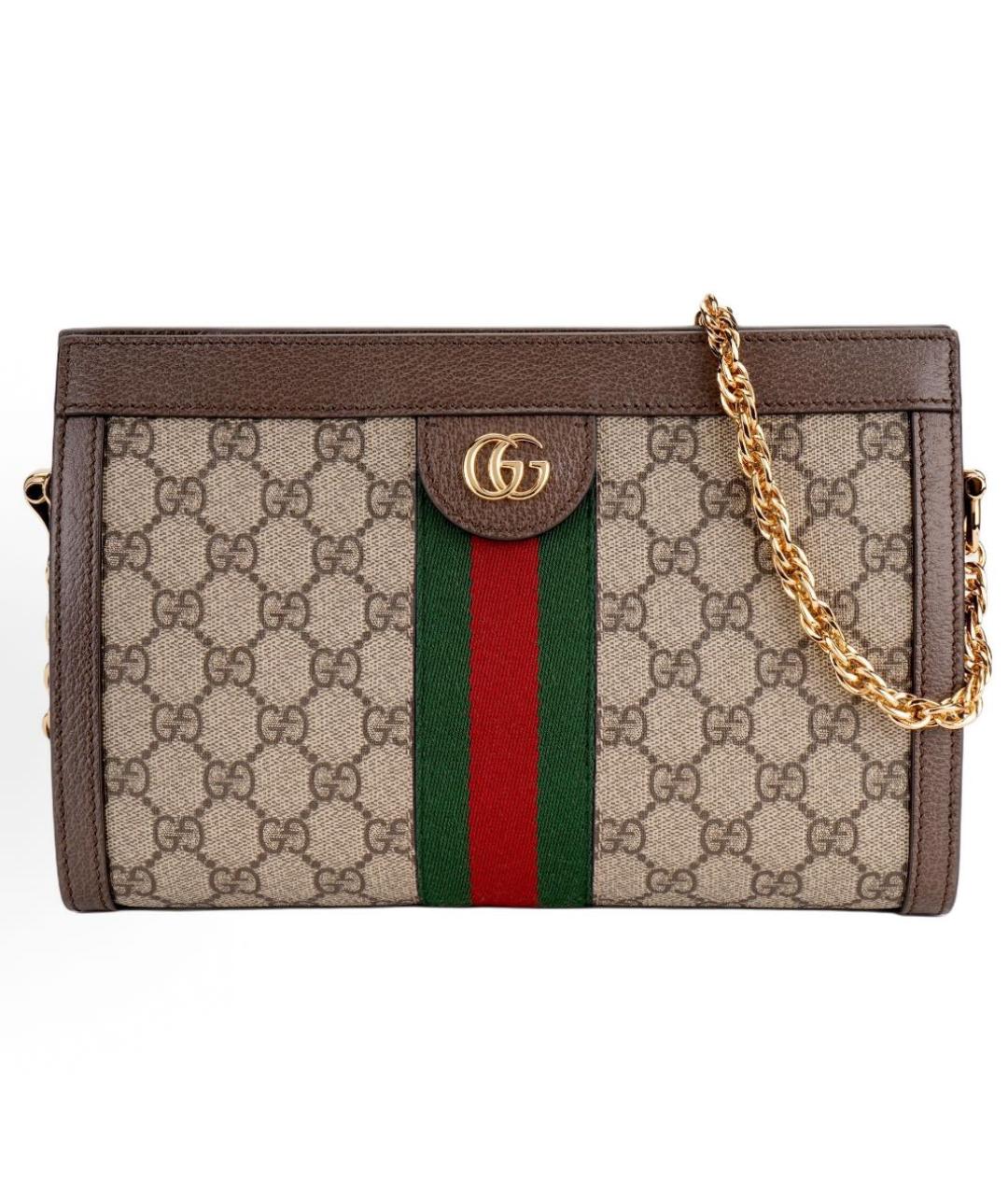 GUCCI Коричневая сумка через плечо, фото 5