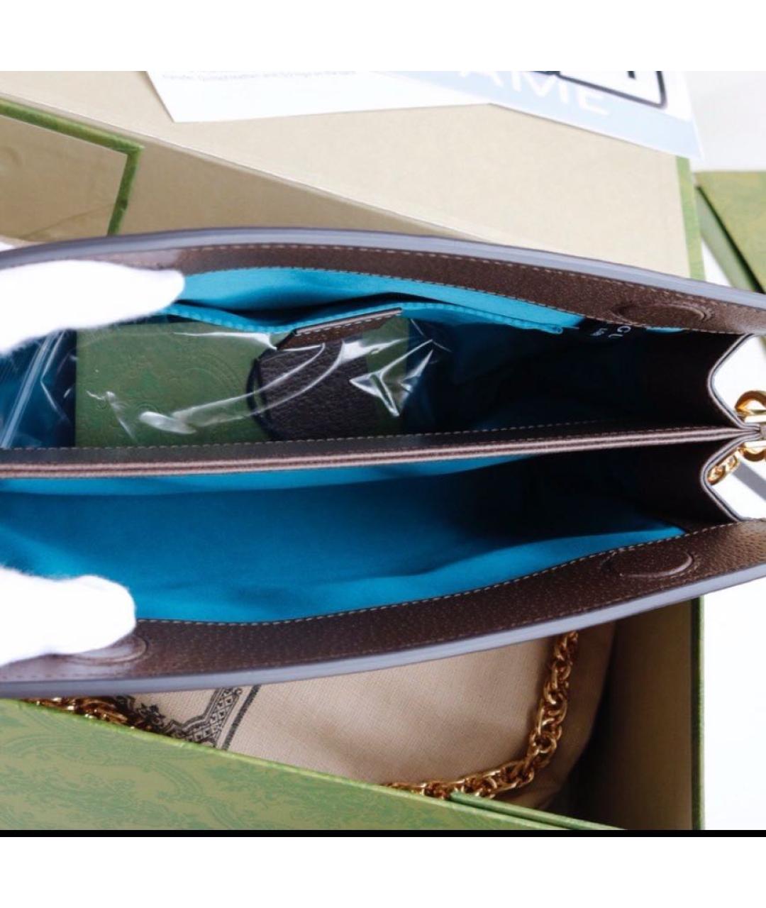 GUCCI Коричневая сумка через плечо, фото 4