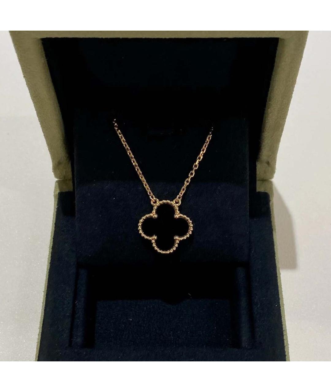 VAN CLEEF & ARPELS Черное колье из желтого золота, фото 2