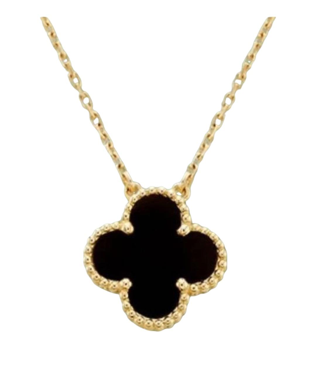 VAN CLEEF & ARPELS Черное колье из желтого золота, фото 1