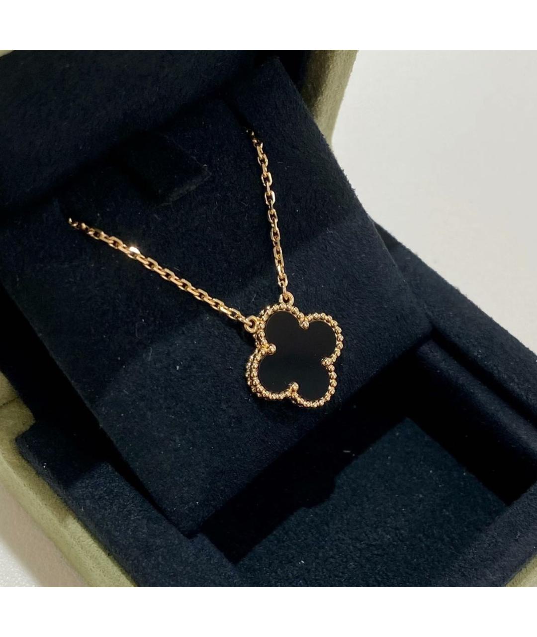 VAN CLEEF & ARPELS Черное колье из желтого золота, фото 3