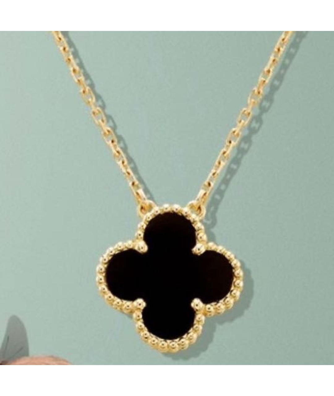 VAN CLEEF & ARPELS Черное колье из желтого золота, фото 7