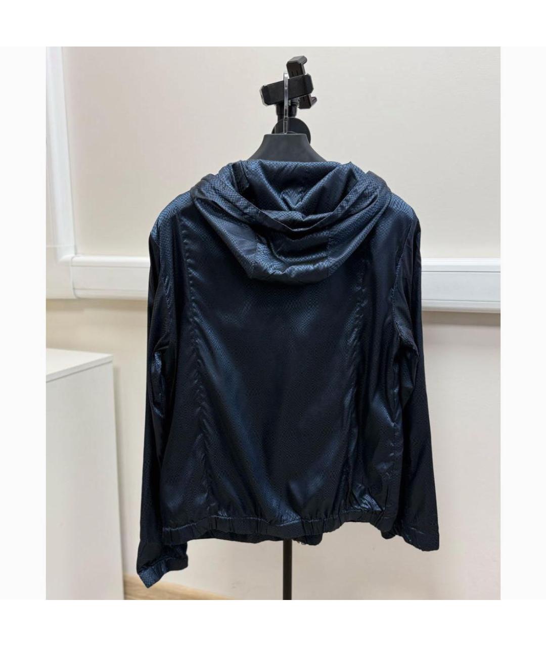 PAL ZILERI Темно-синяя полиамидовая куртка, фото 2