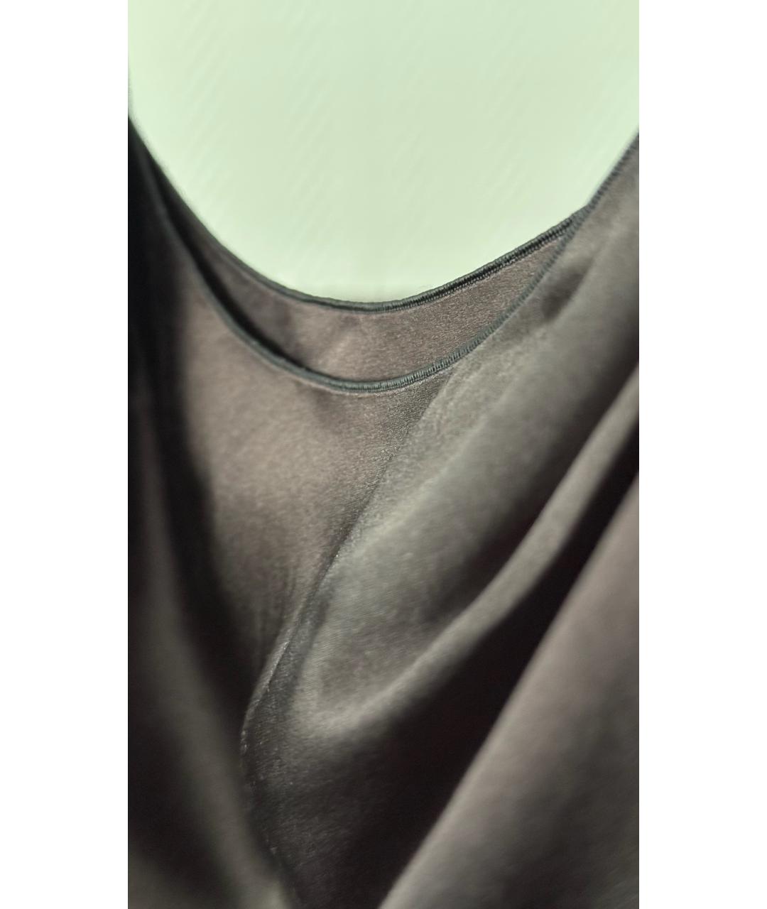 DOLCE&GABBANA Черное шелковое вечернее платье, фото 6