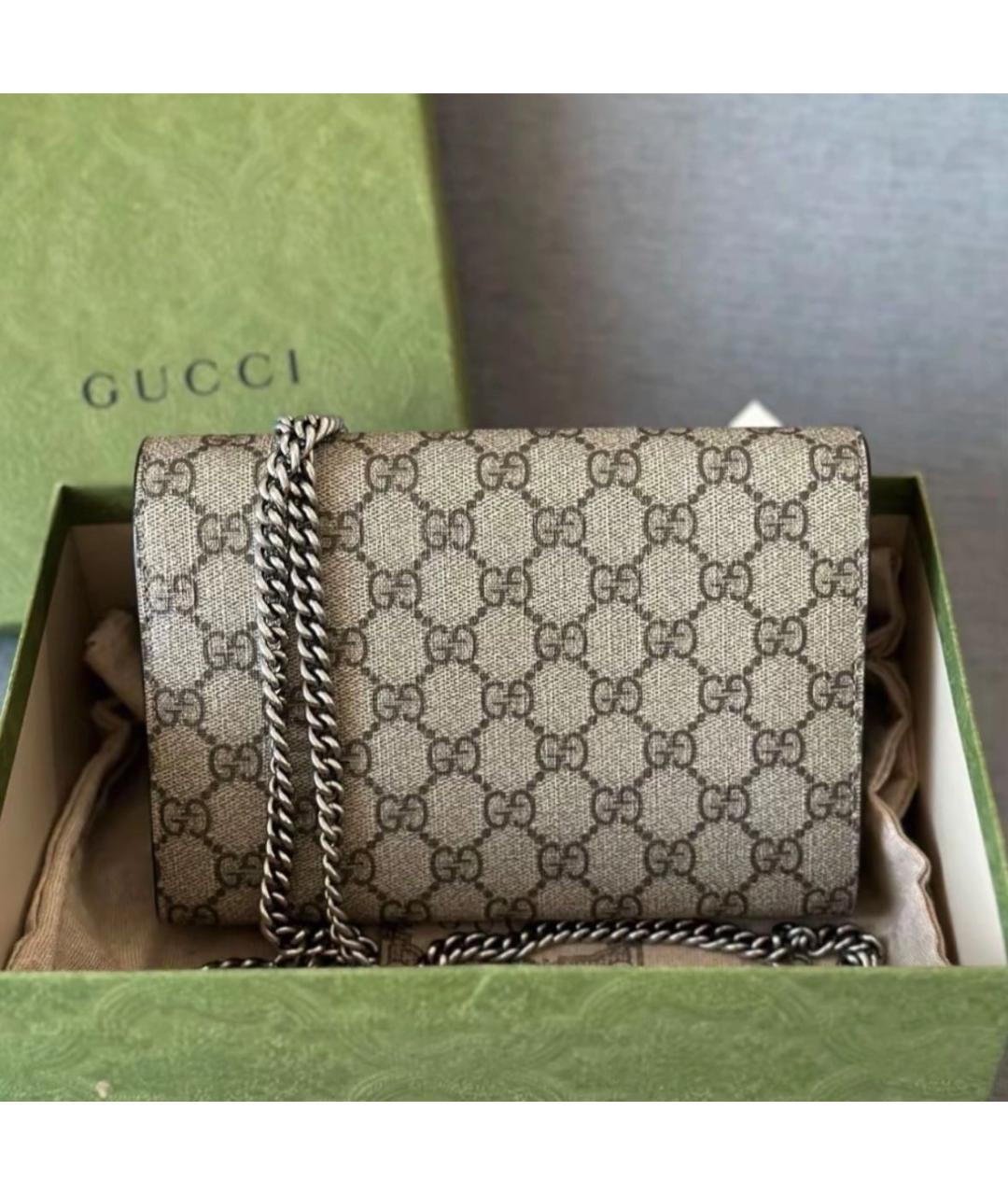 GUCCI Бежевая сумка через плечо, фото 3