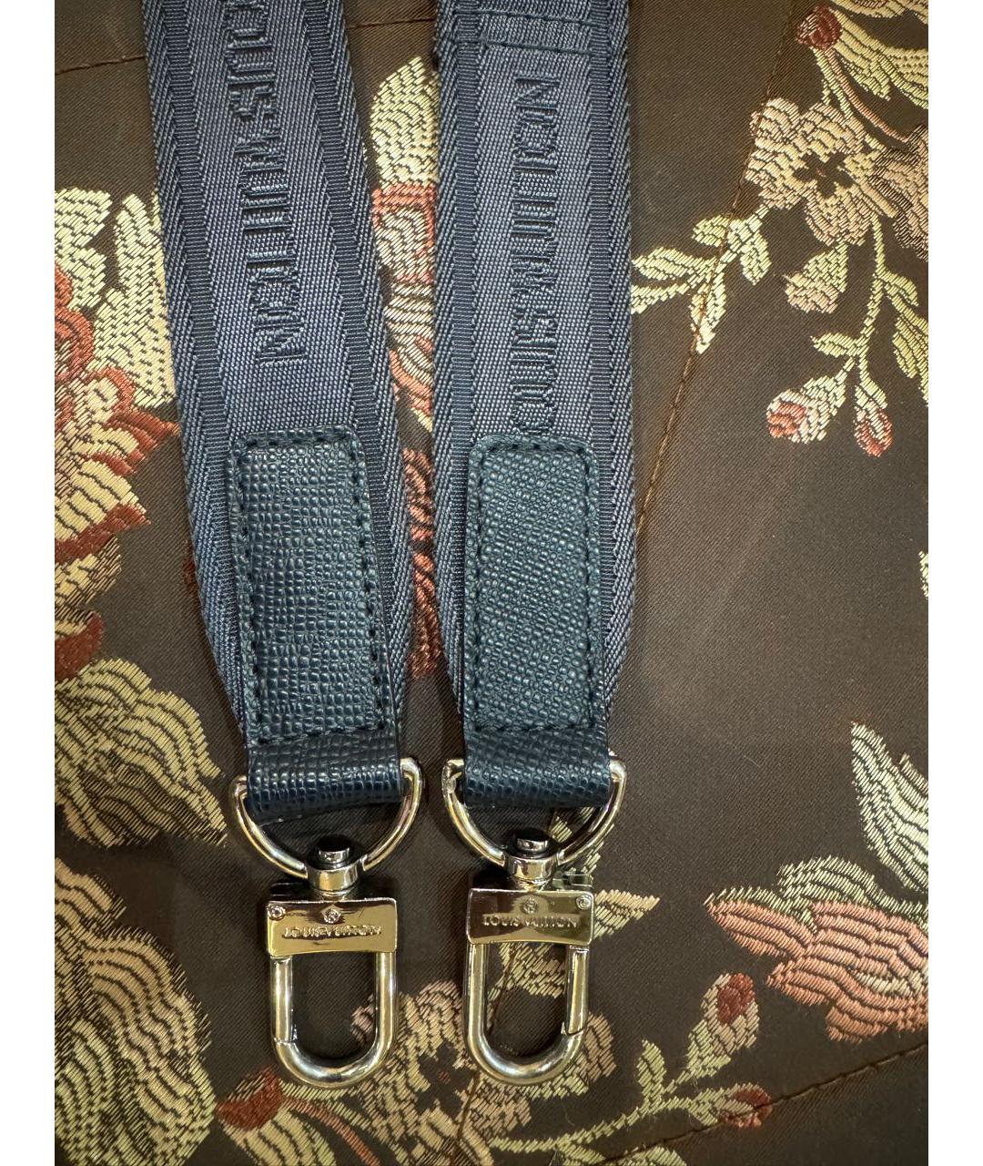 LOUIS VUITTON Антрацитовый ремень, фото 4