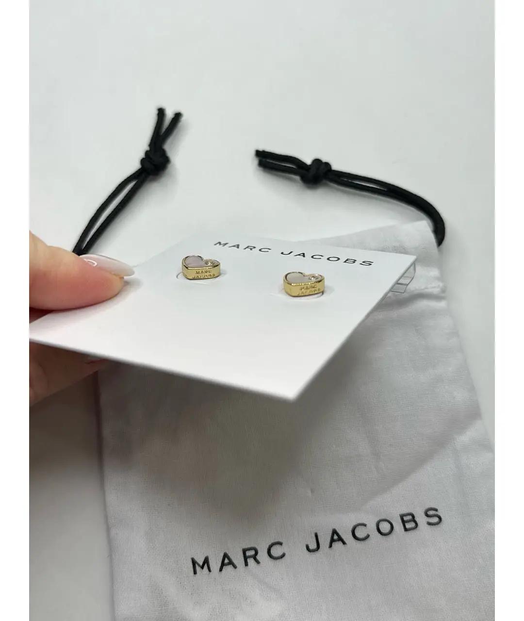 MARC JACOBS Золотые металлические серьги, фото 2