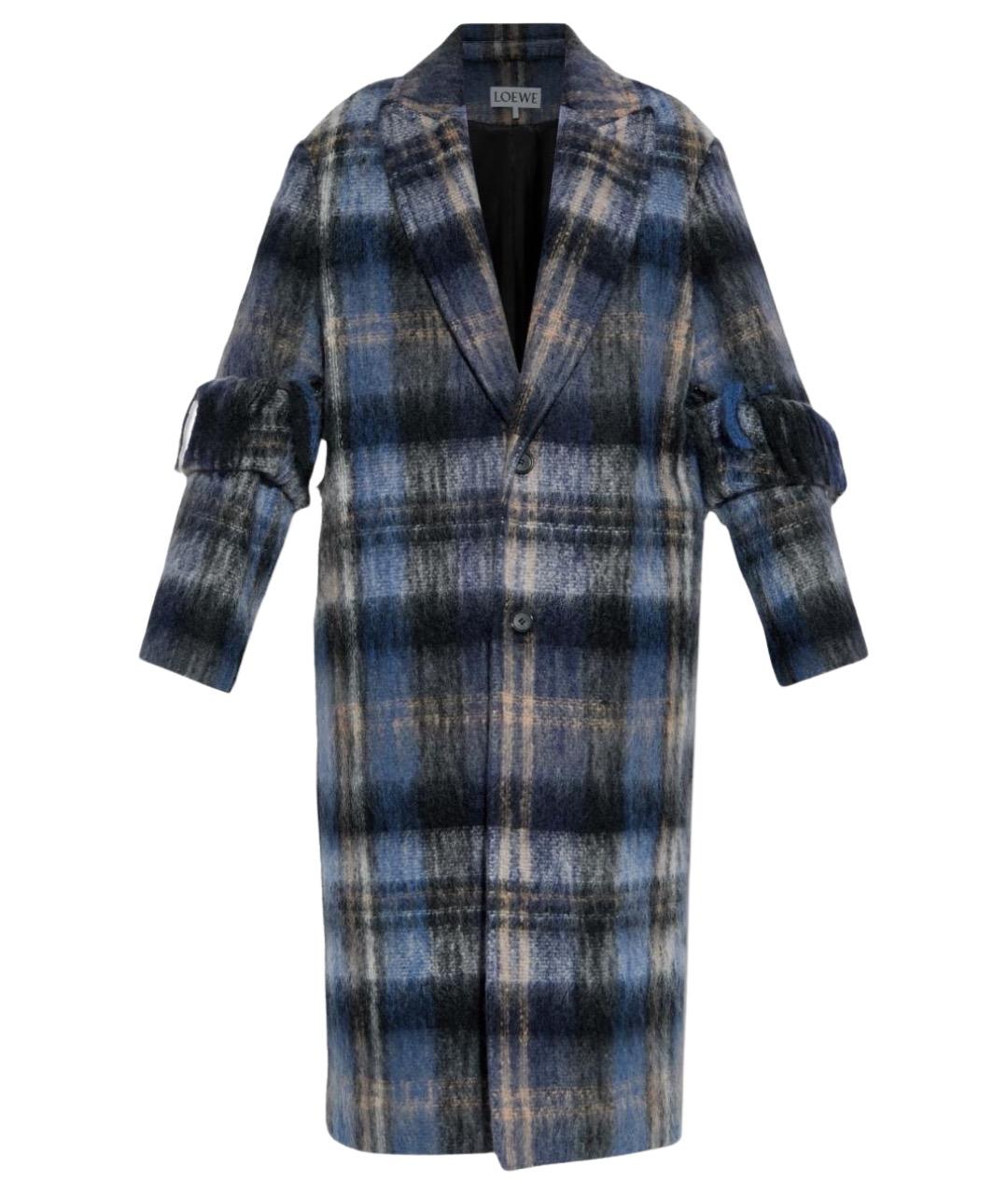 LOEWE Мульти шерстяное пальто, фото 1