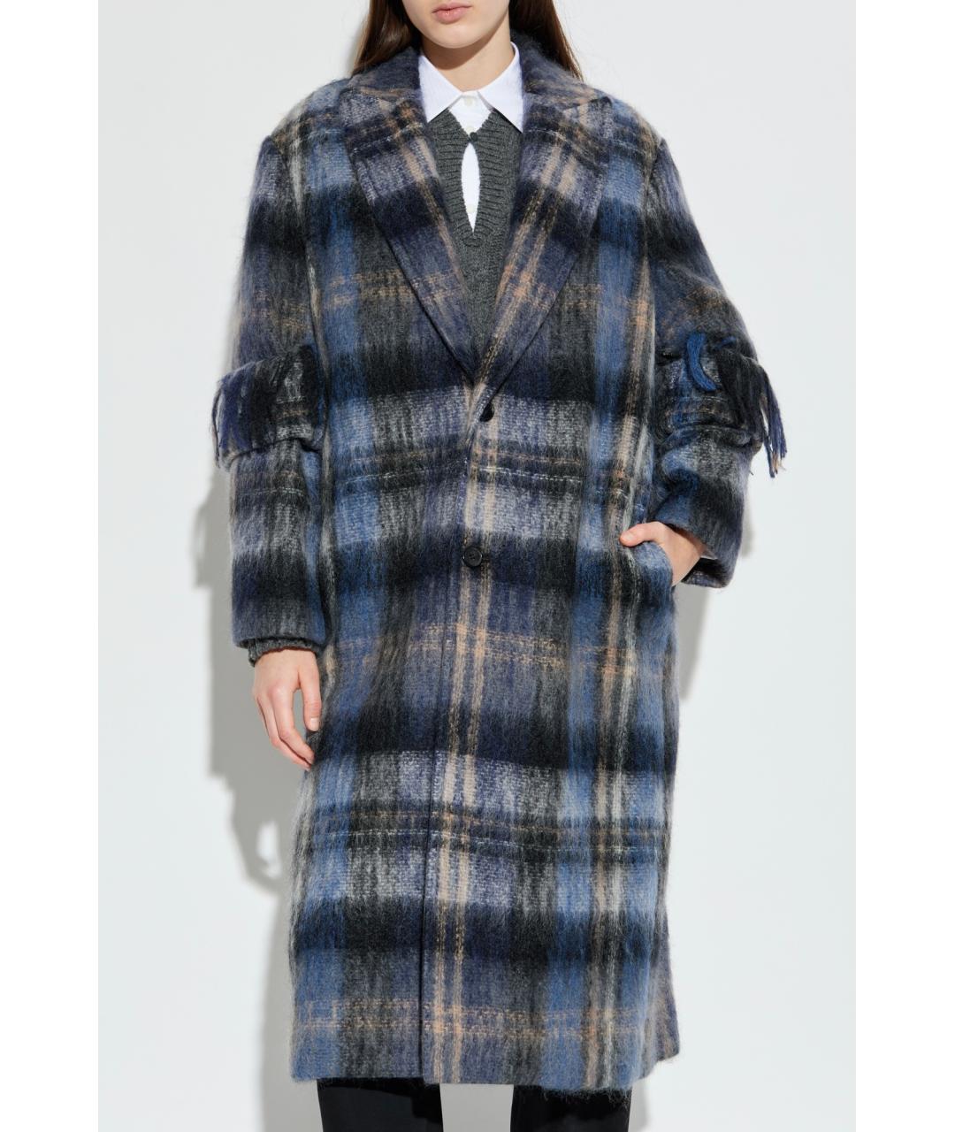 LOEWE Мульти шерстяное пальто, фото 6