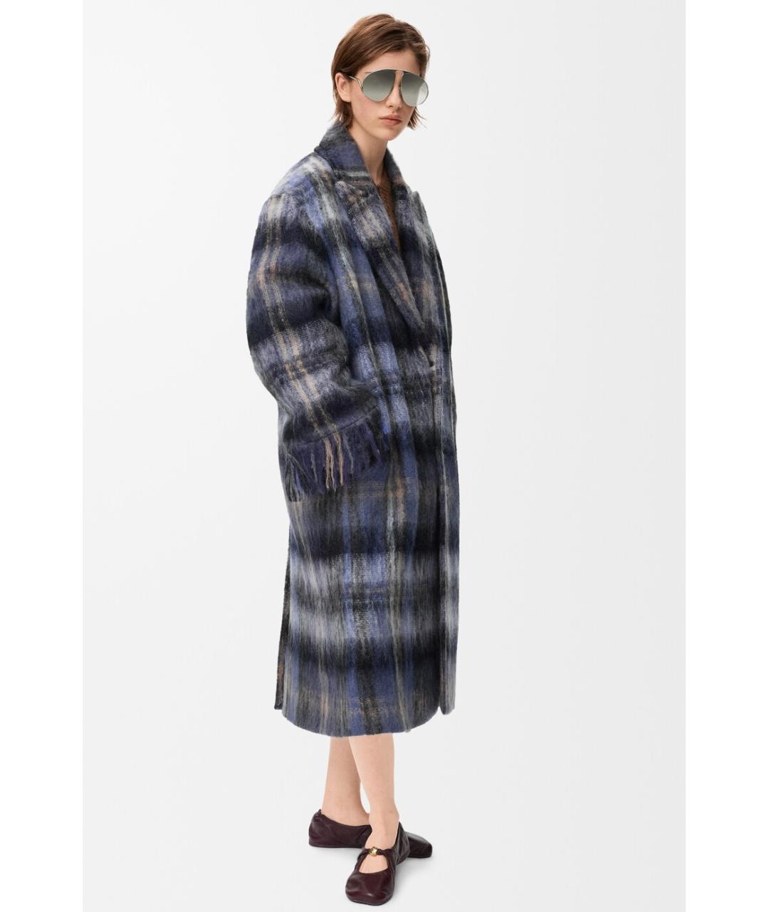 LOEWE Мульти шерстяное пальто, фото 2