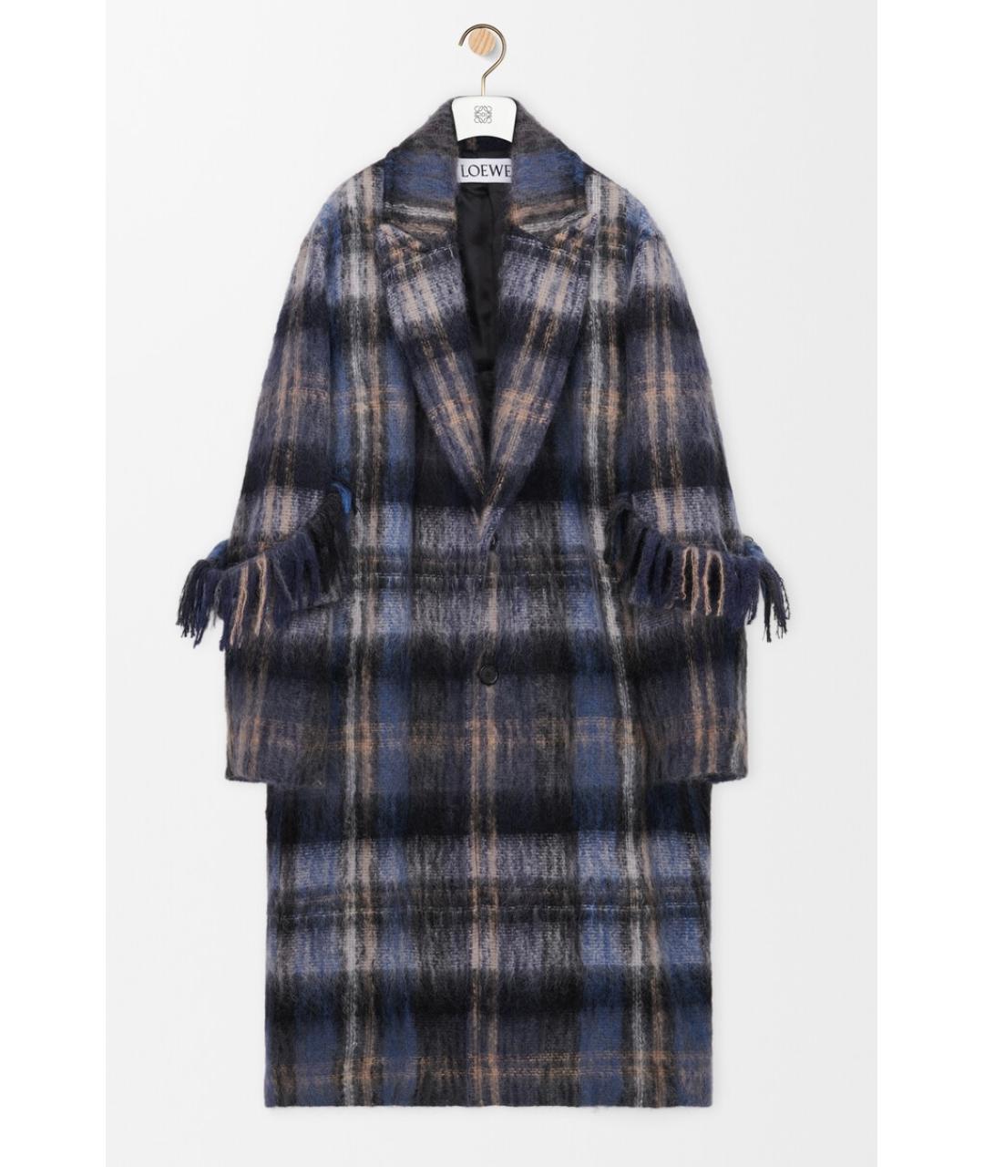 LOEWE Мульти шерстяное пальто, фото 8