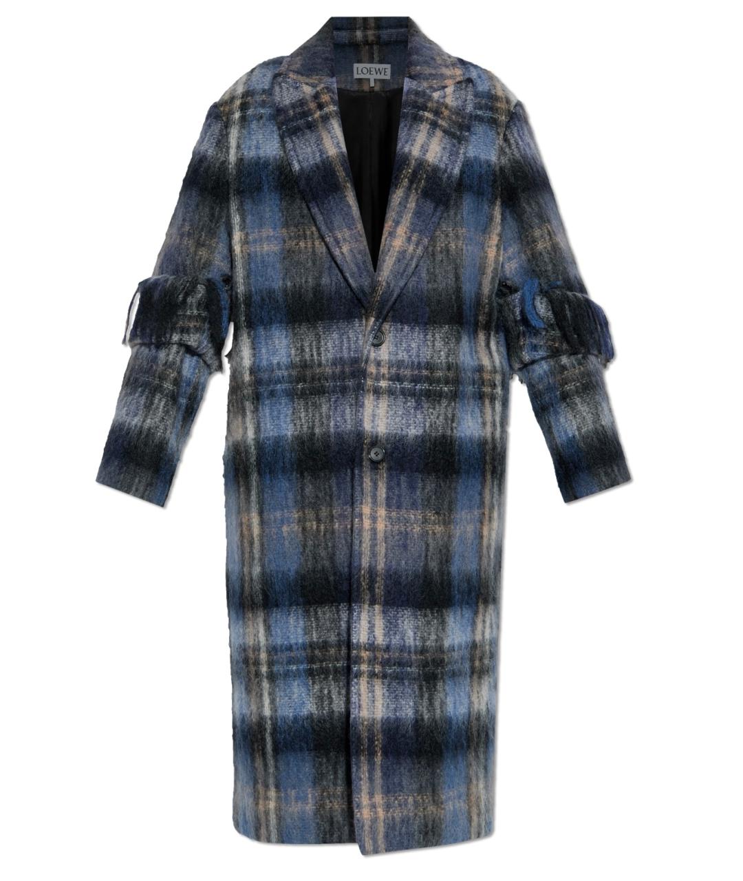 LOEWE Мульти шерстяное пальто, фото 9