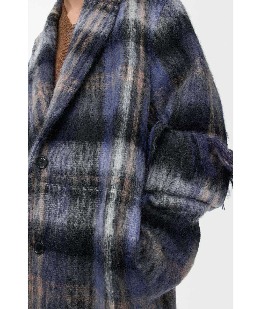 LOEWE Мульти шерстяное пальто, фото 5