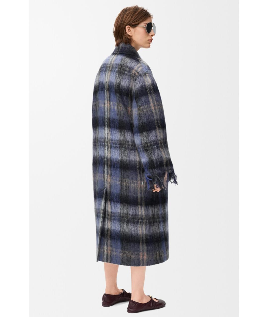 LOEWE Мульти шерстяное пальто, фото 4