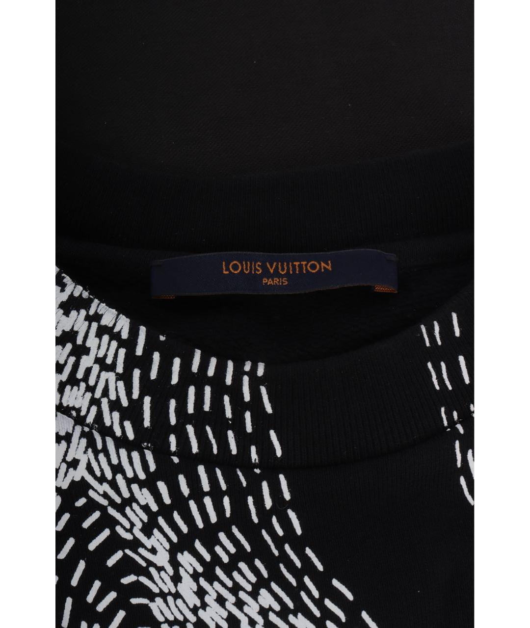 LOUIS VUITTON Черный хлопковый джемпер / свитер, фото 7