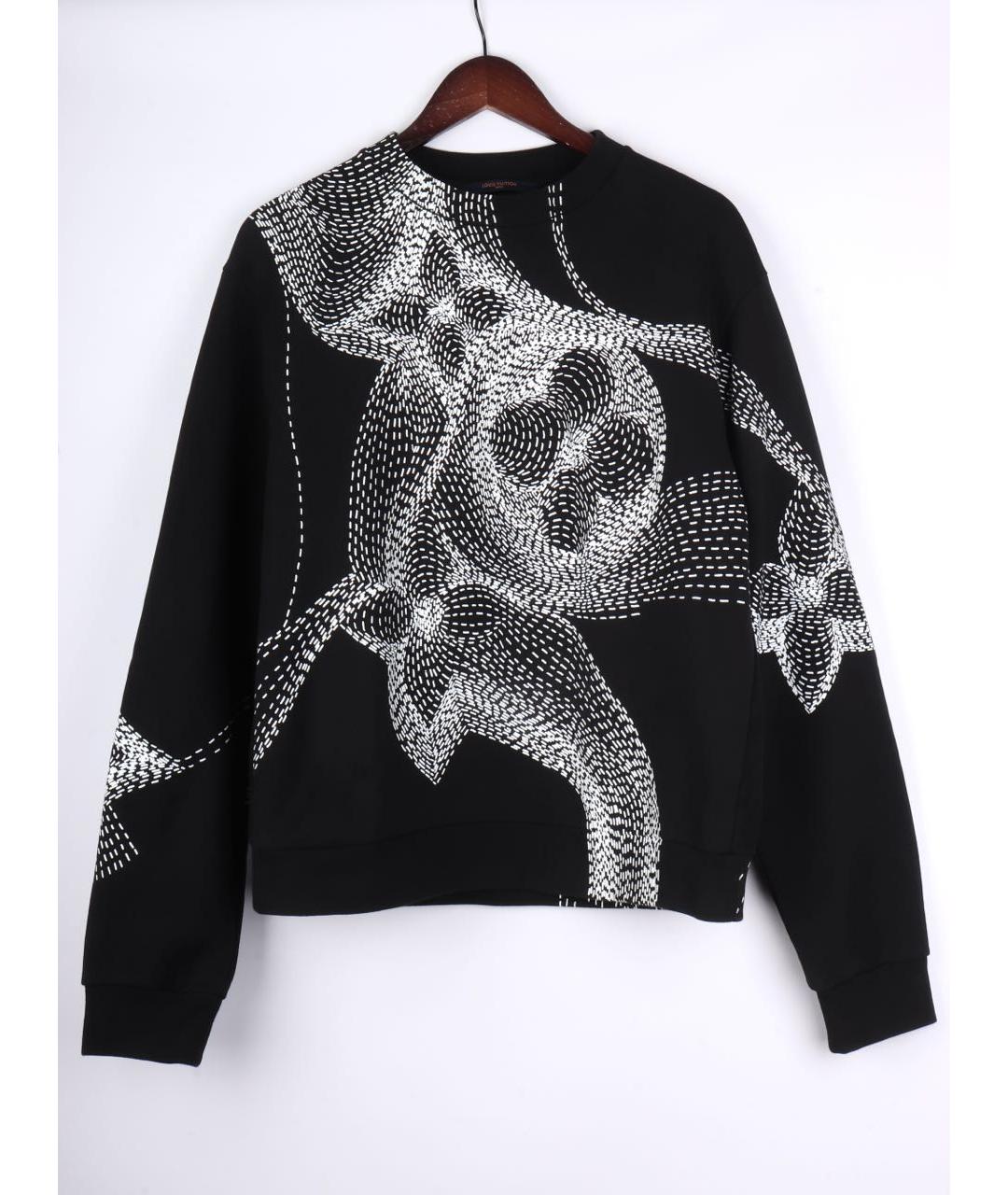 LOUIS VUITTON Черный хлопковый джемпер / свитер, фото 9