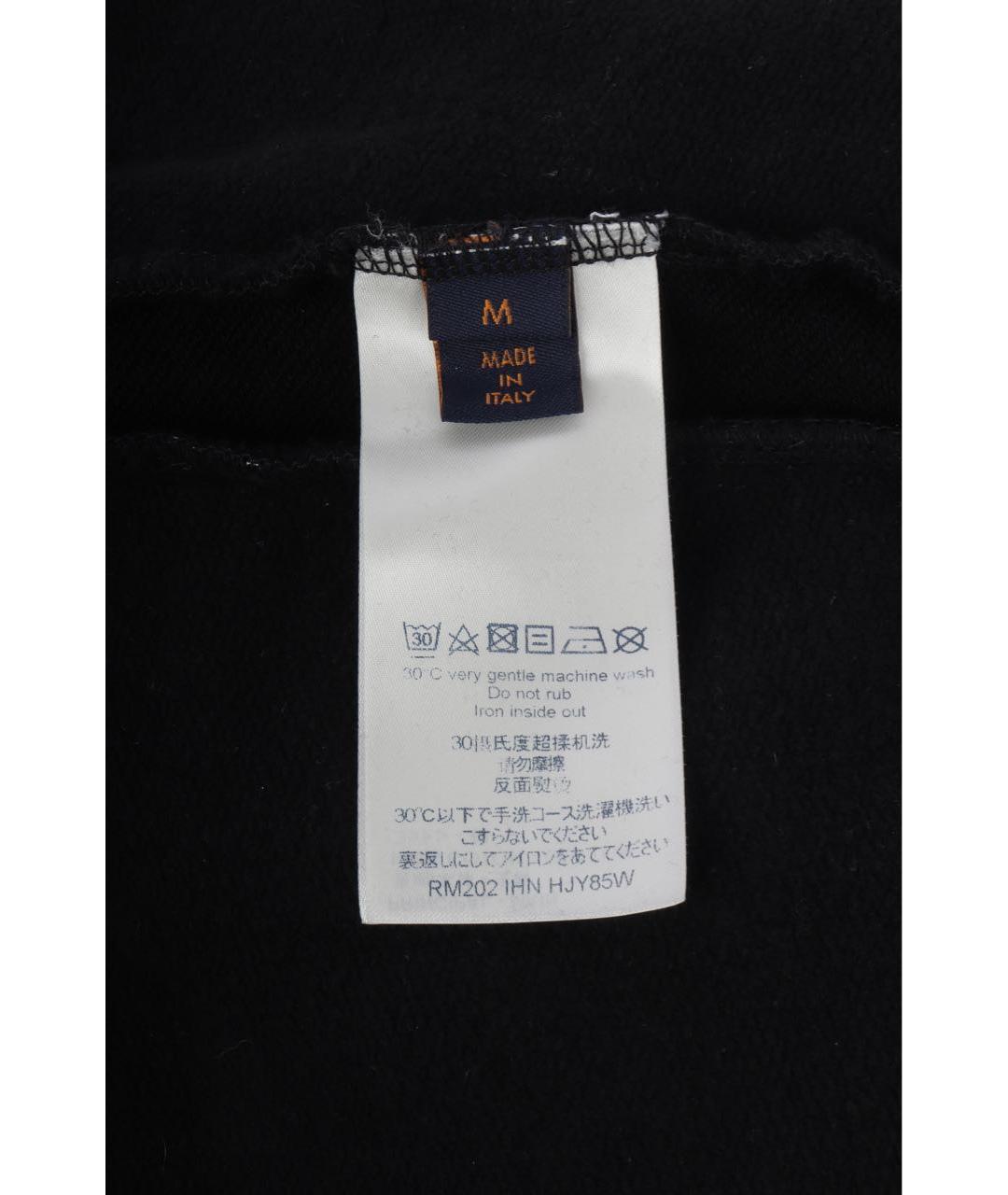 LOUIS VUITTON Черный хлопковый джемпер / свитер, фото 8