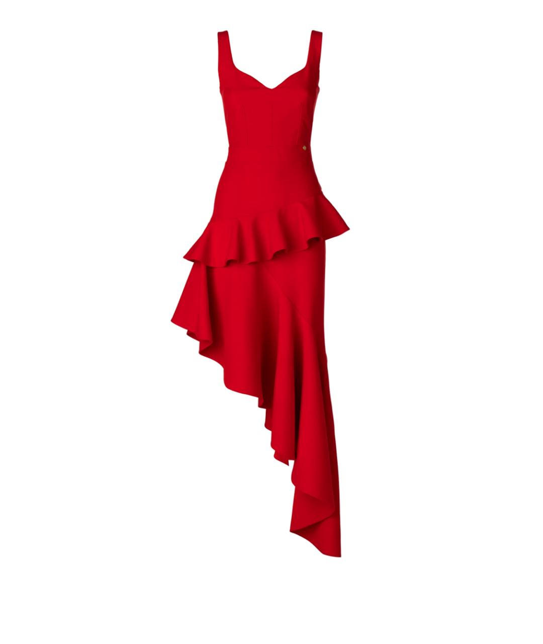 CATALINA Красное полиэстеровое вечернее платье, фото 1