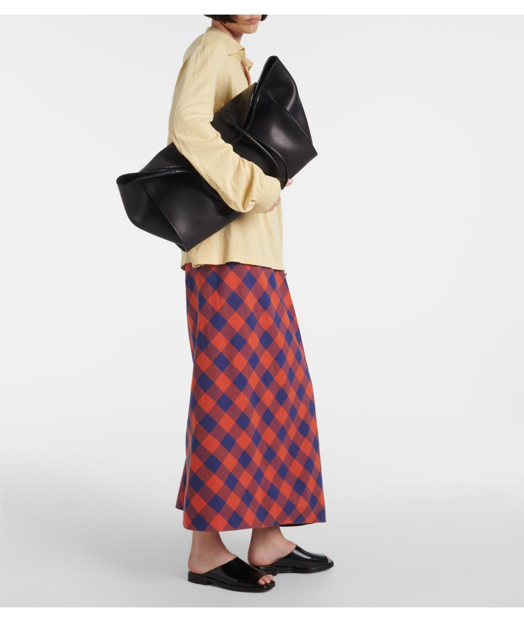 THE ROW Черные кожаные шлепанцы, фото 5