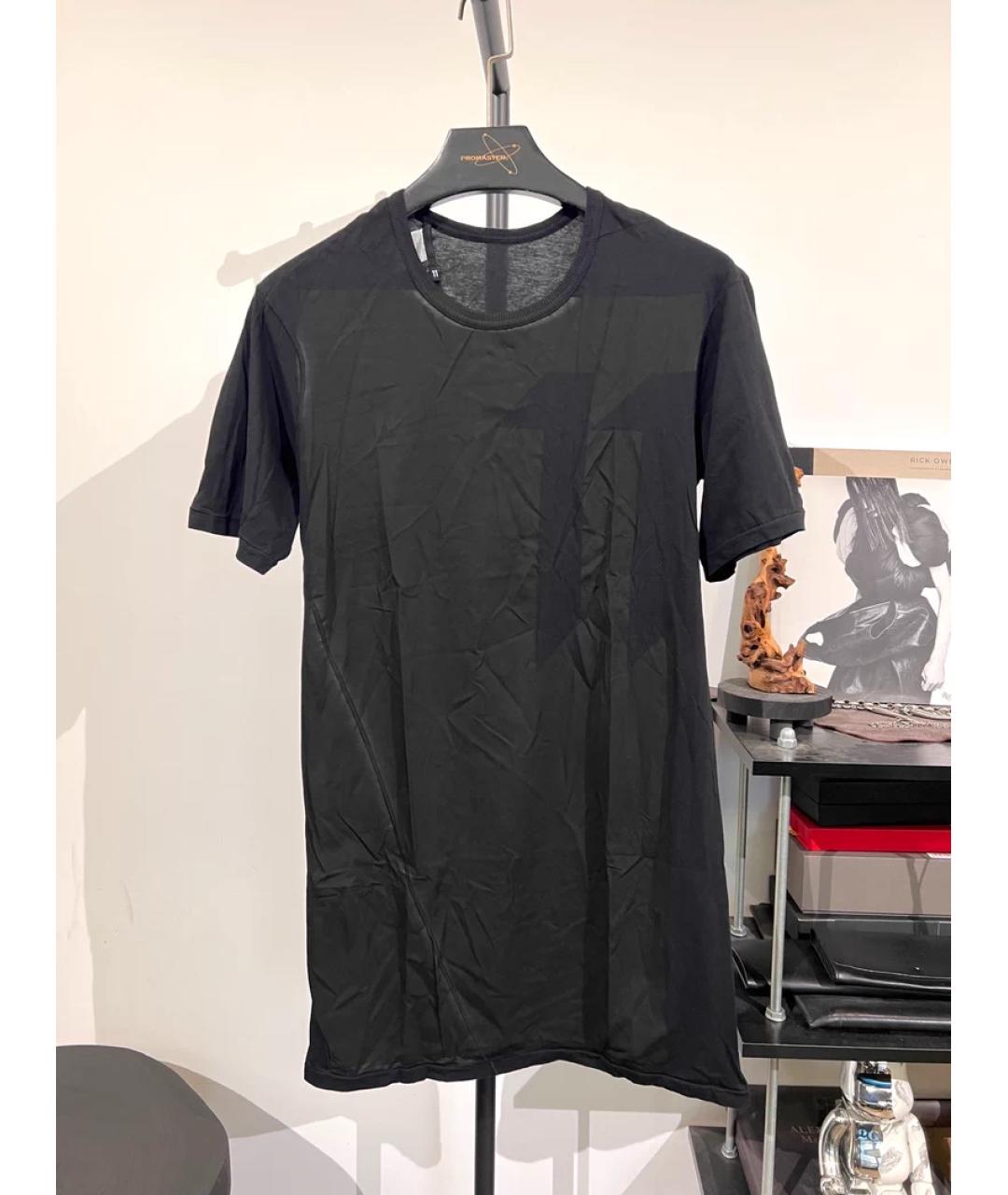 11 BY BORIS BIDJAN SABERI Черная хлопковая футболка, фото 5