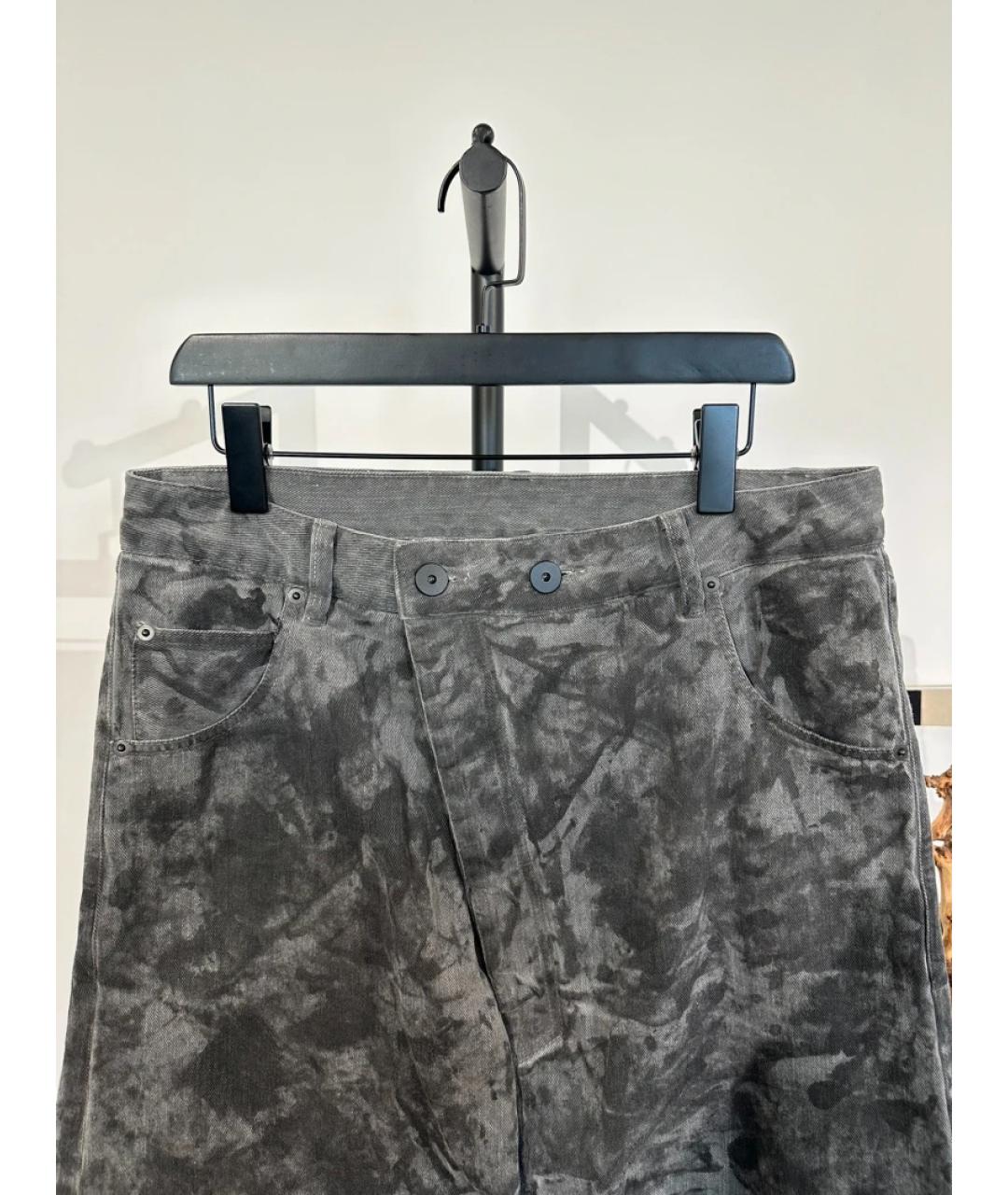 BORIS BIDJAN Темно-синие деним шорты, фото 3