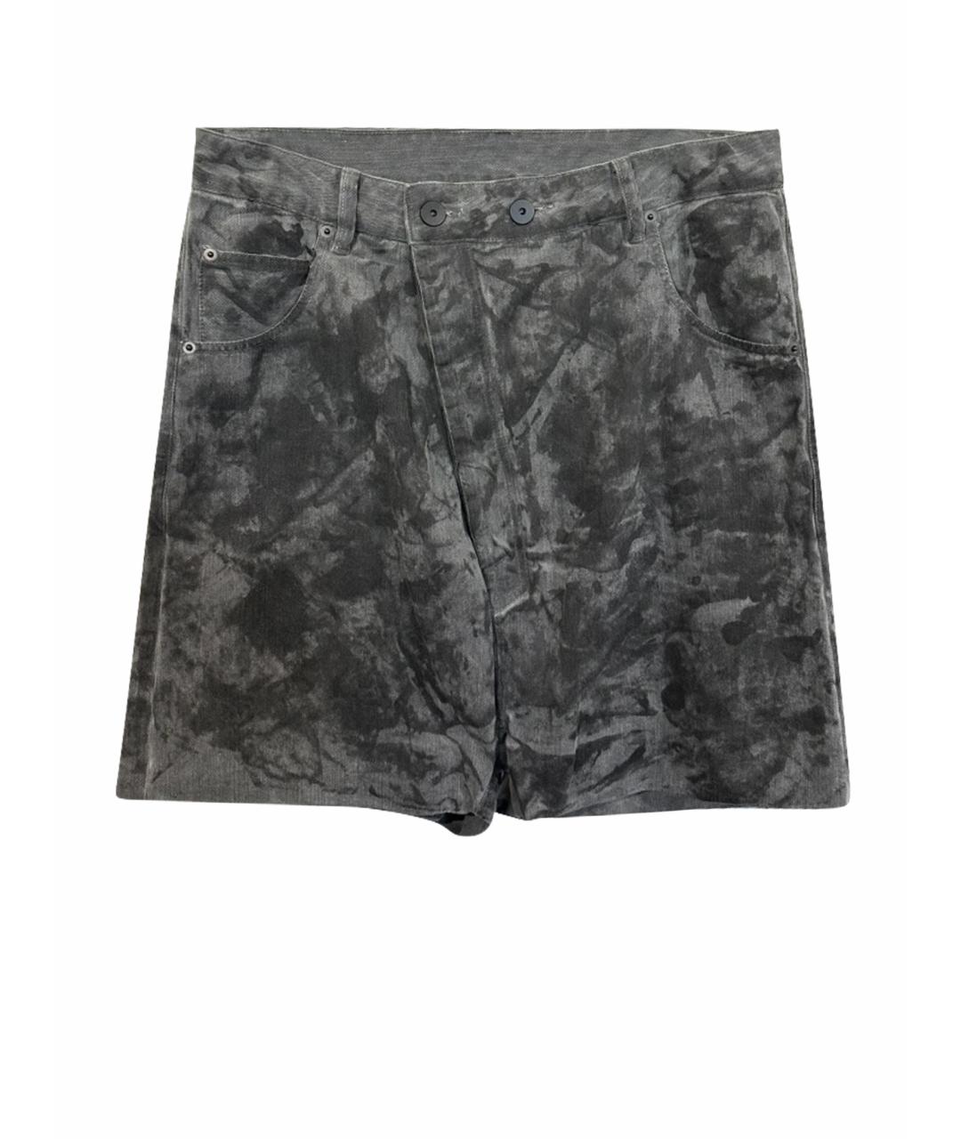 BORIS BIDJAN Темно-синие деним шорты, фото 1