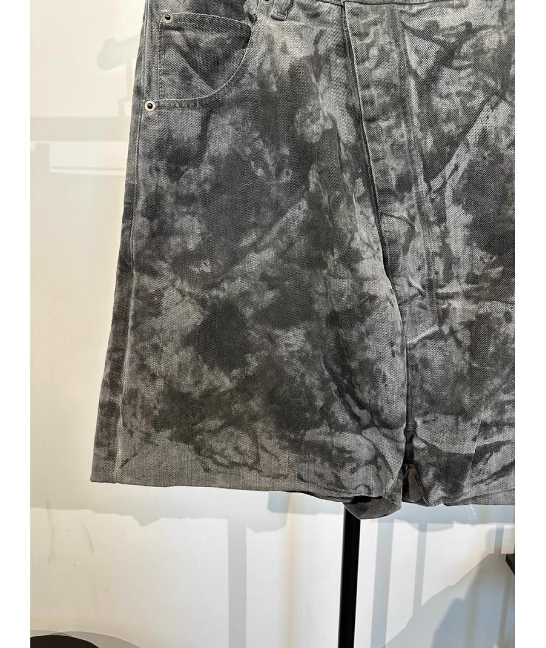 BORIS BIDJAN Темно-синие деним шорты, фото 5