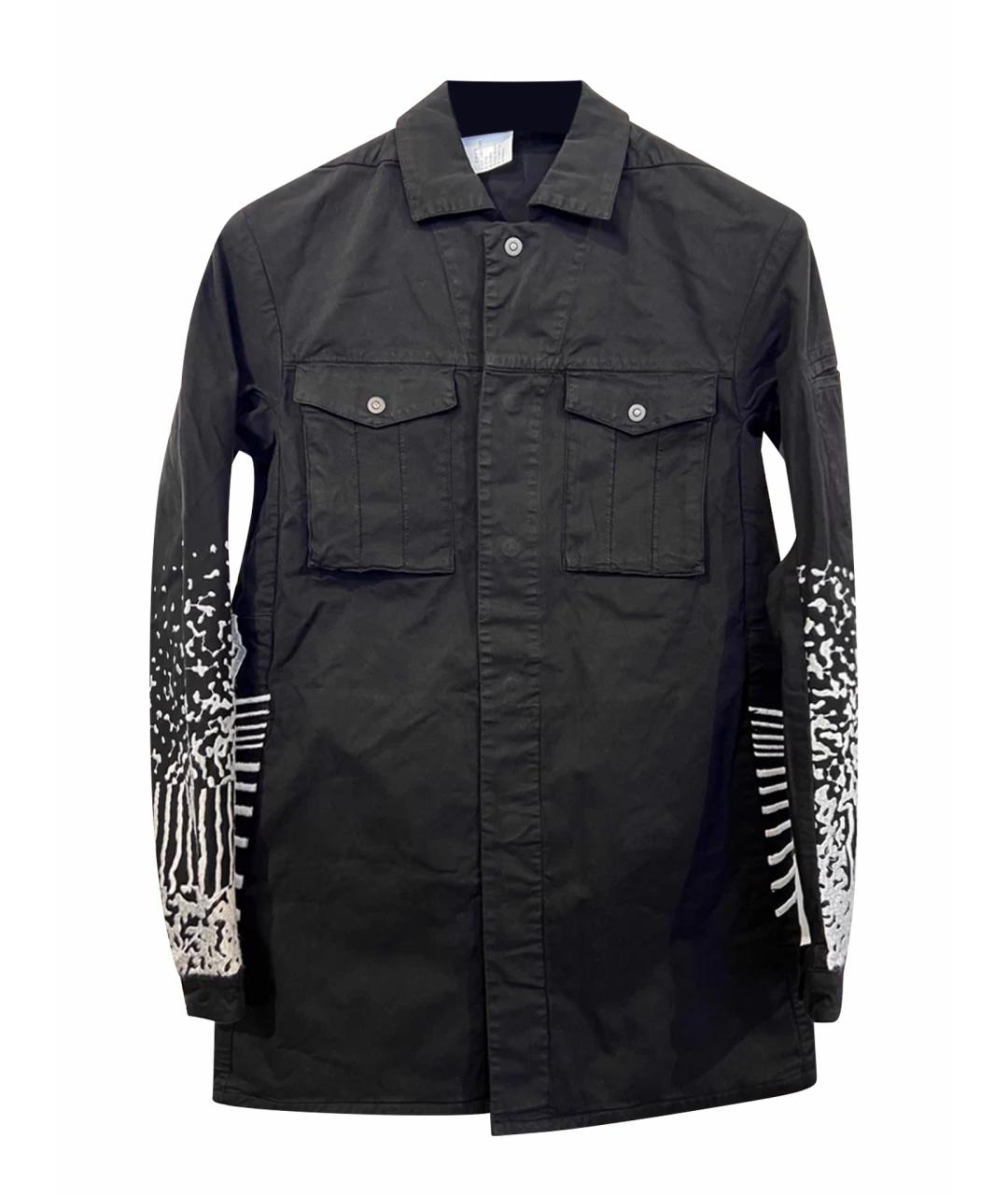 BORIS BIDJAN Черная кэжуал рубашка, фото 1