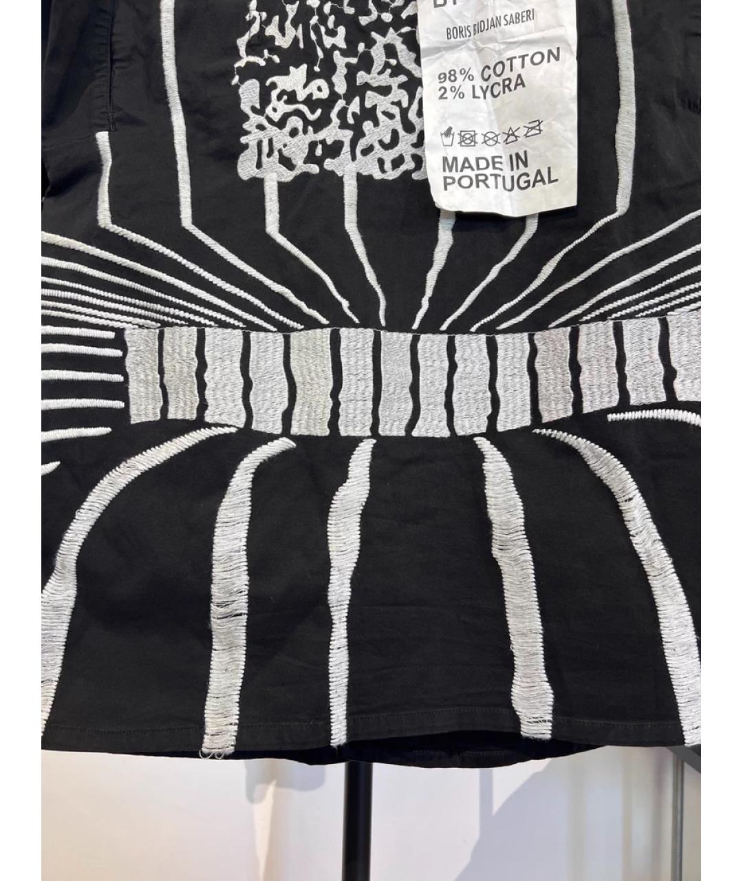 BORIS BIDJAN Черная кэжуал рубашка, фото 7